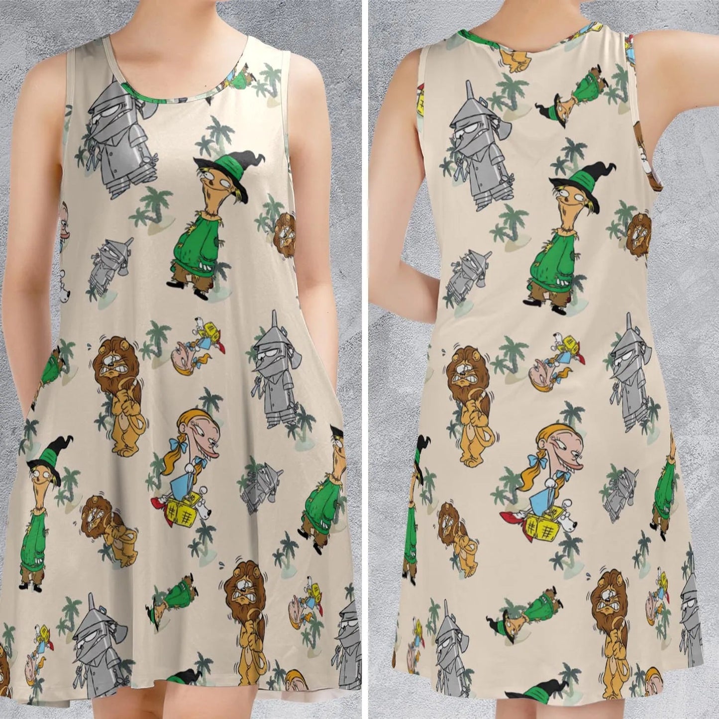 Casual Sleeveless Dress - ZL2RYUHZ