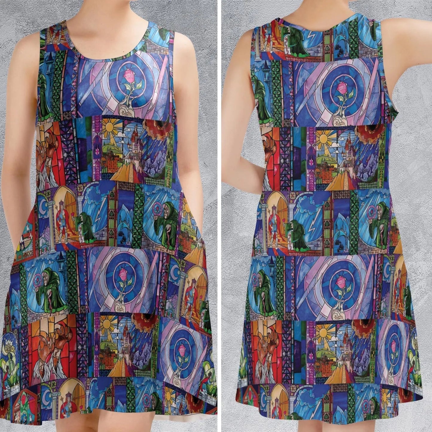 Casual Sleeveless Dress - DR4VRLJE