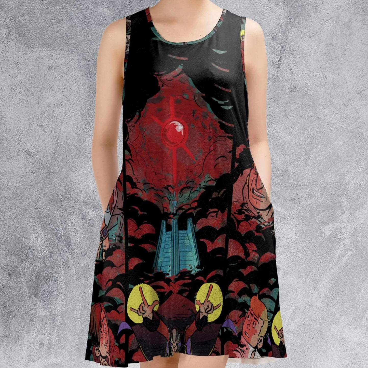 Casual Sleeveless Dress - F7MBQ92S