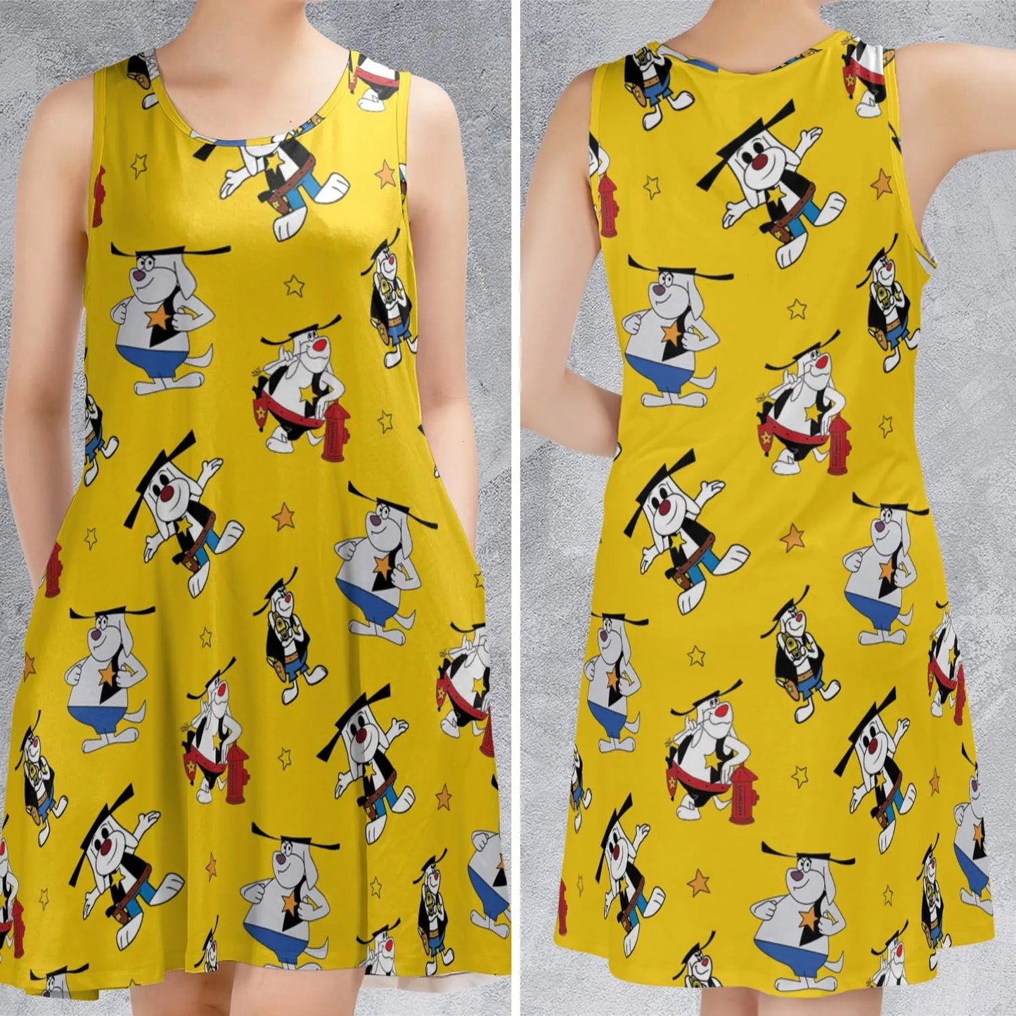 Casual Sleeveless Dress - JMES89G3