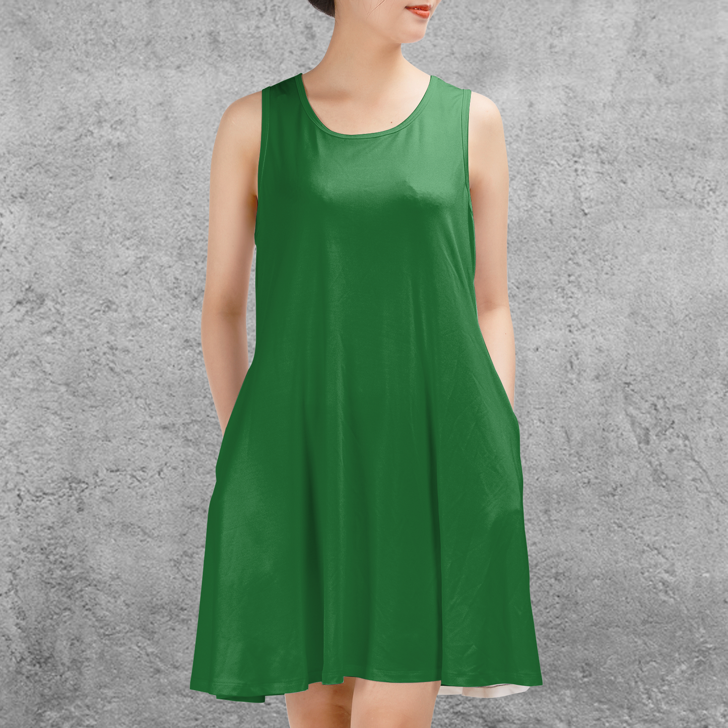 Casual Sleeveless Dress - VPVBSAPE