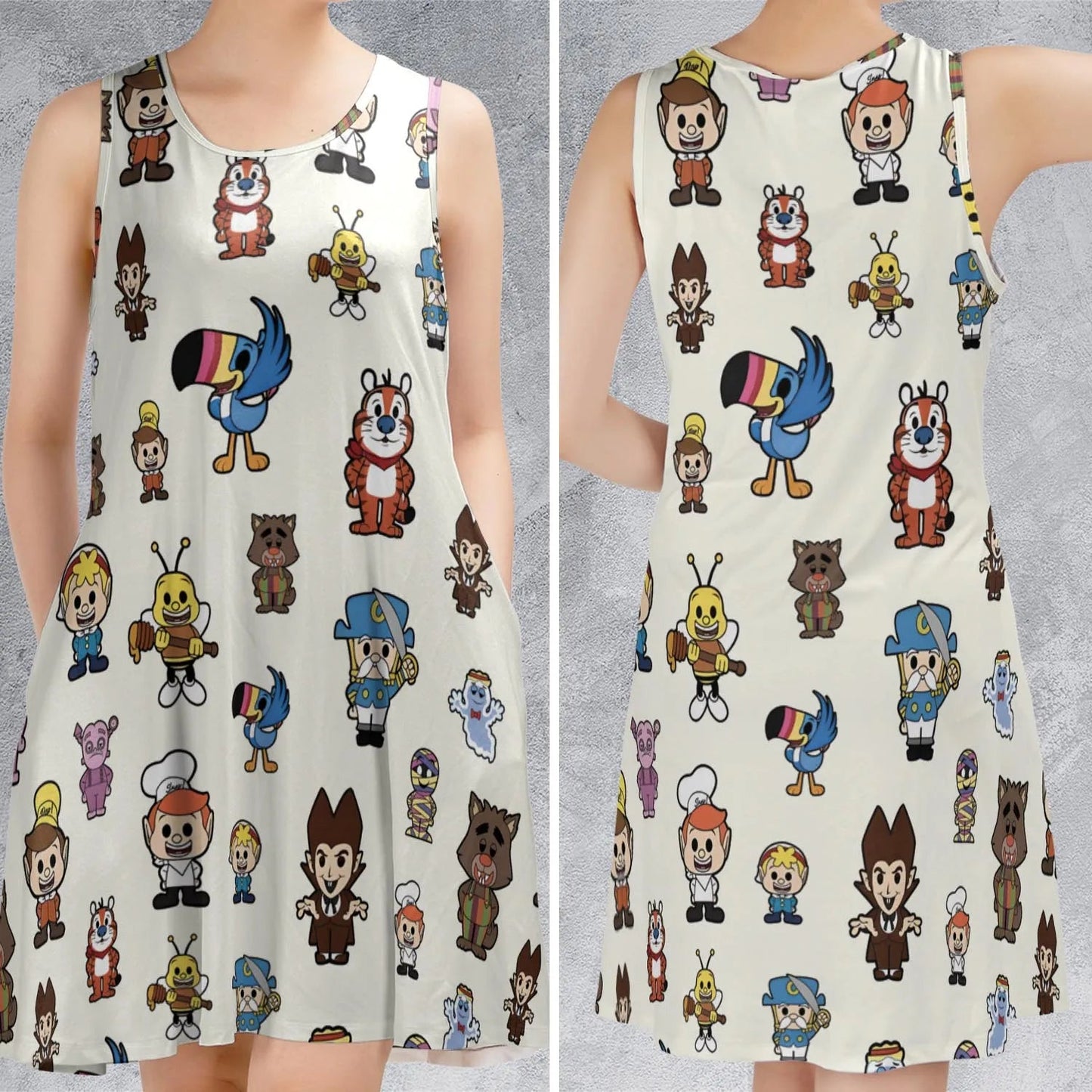 Casual Sleeveless Dress - CMC1JTZX