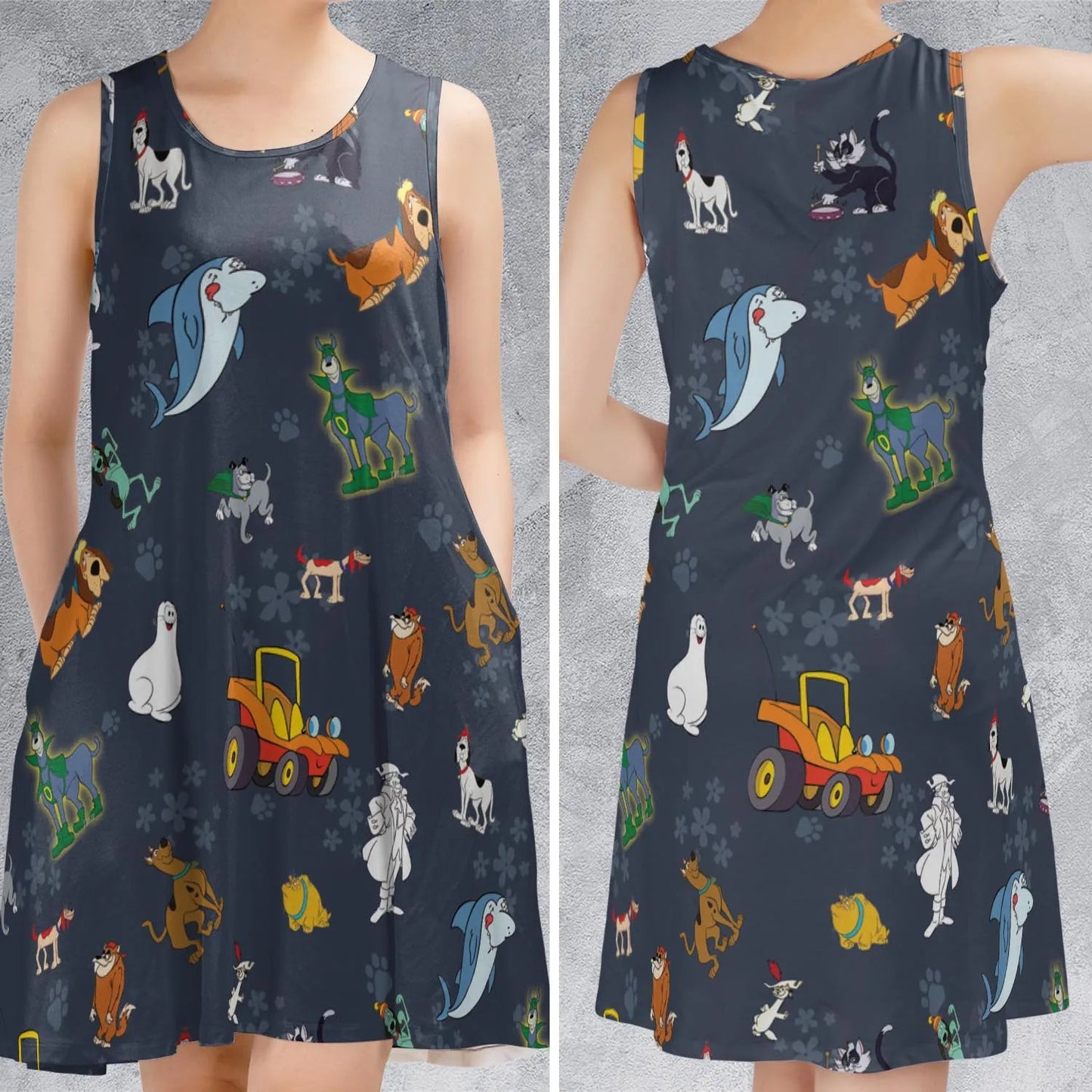 Casual Sleeveless Dress - FCHNEXX5