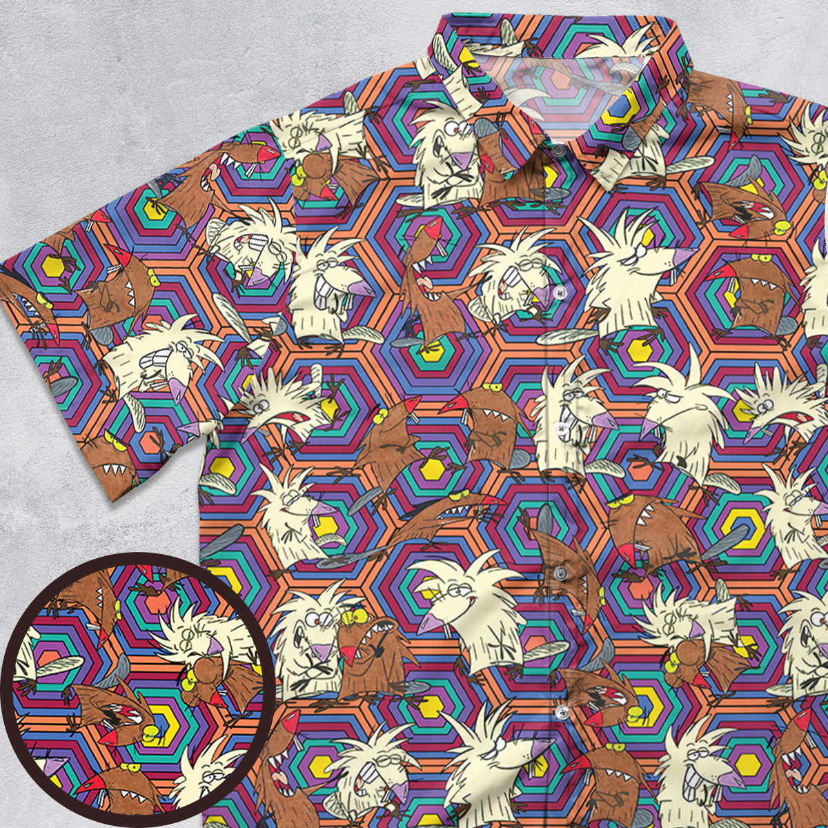 Short Sleeve Button Shirt - QZ8EQXFS