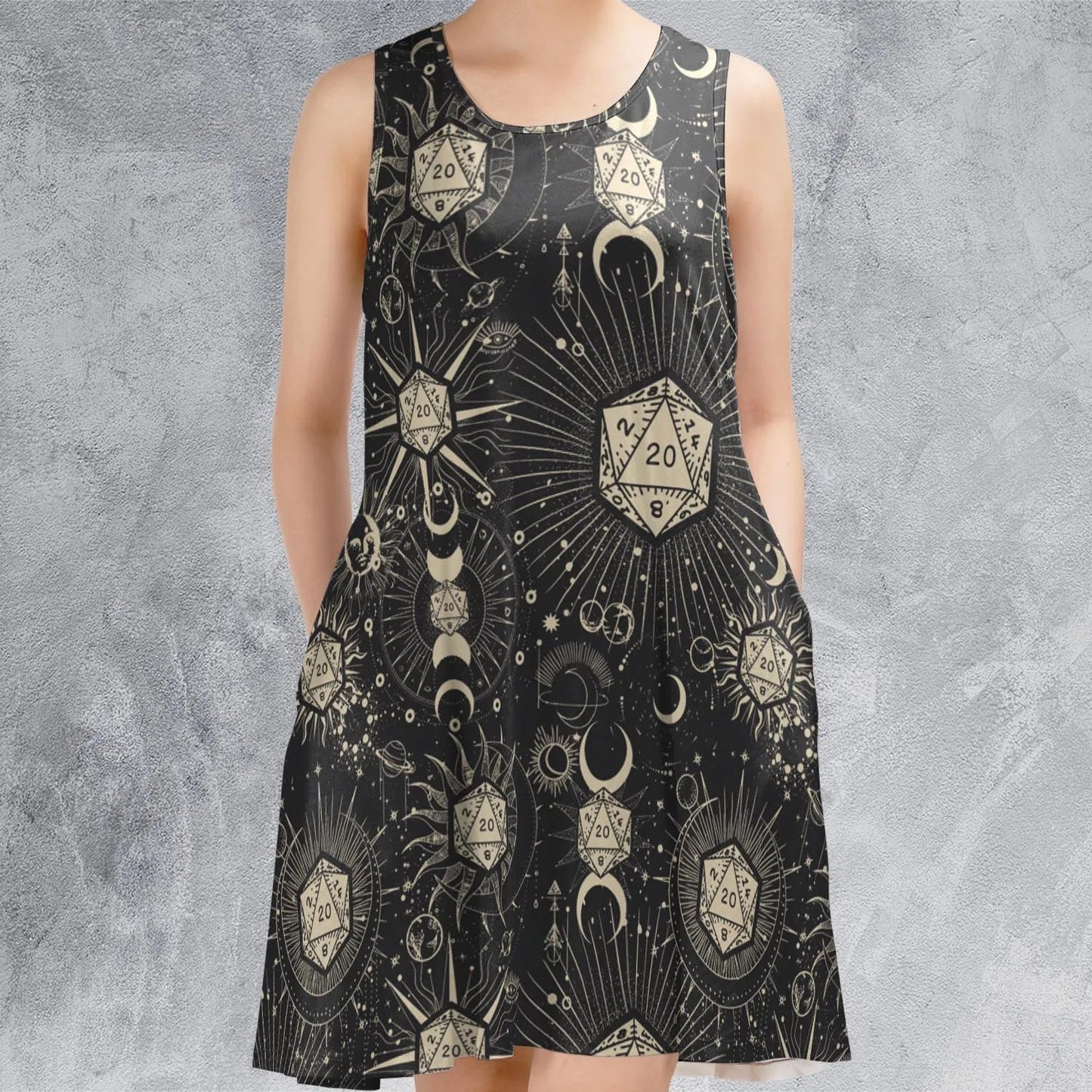 Casual Sleeveless Dress - 2NVCPHS1