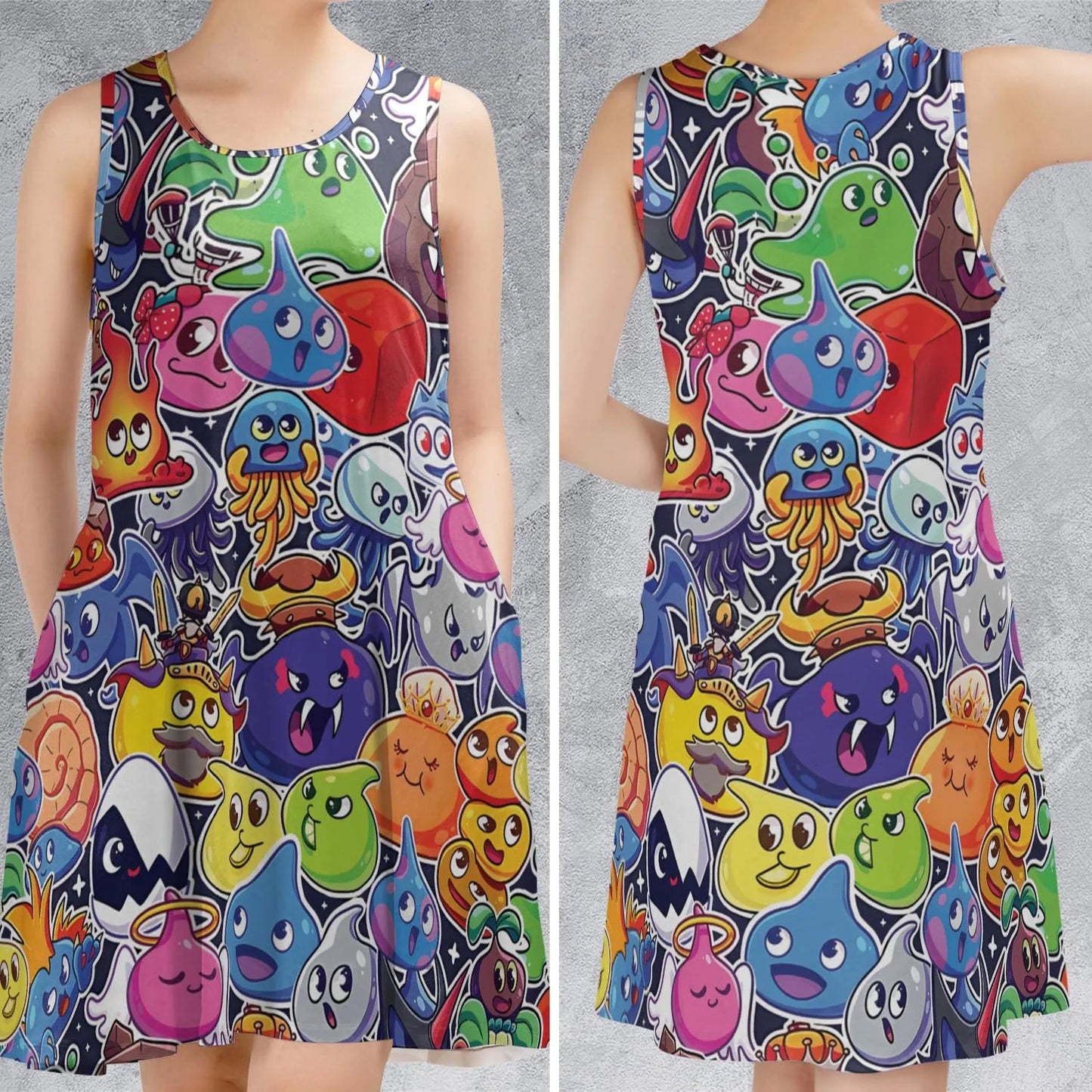 Casual Sleeveless Dress - 22AR6NPR