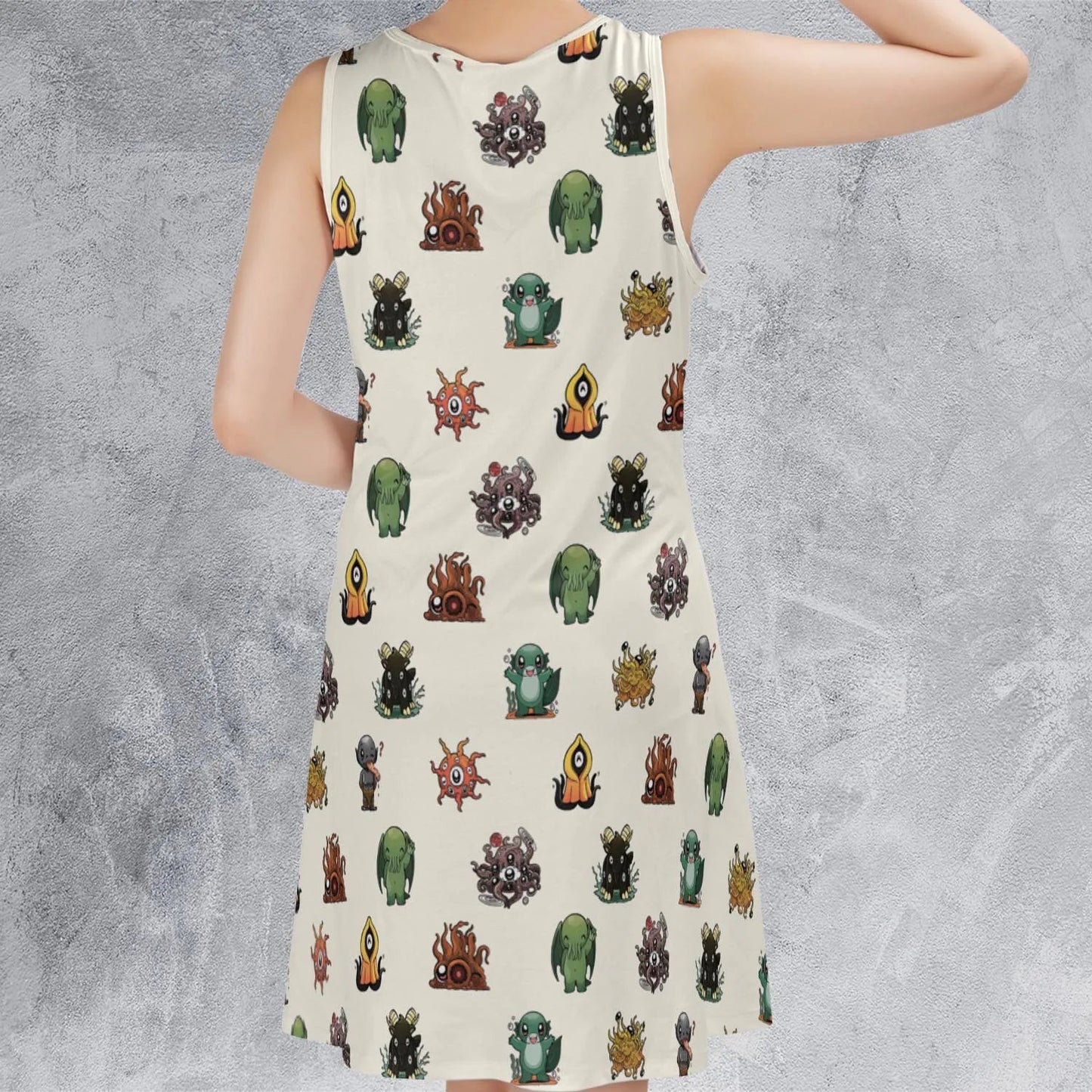 Casual Sleeveless Dress - S9Y2L361
