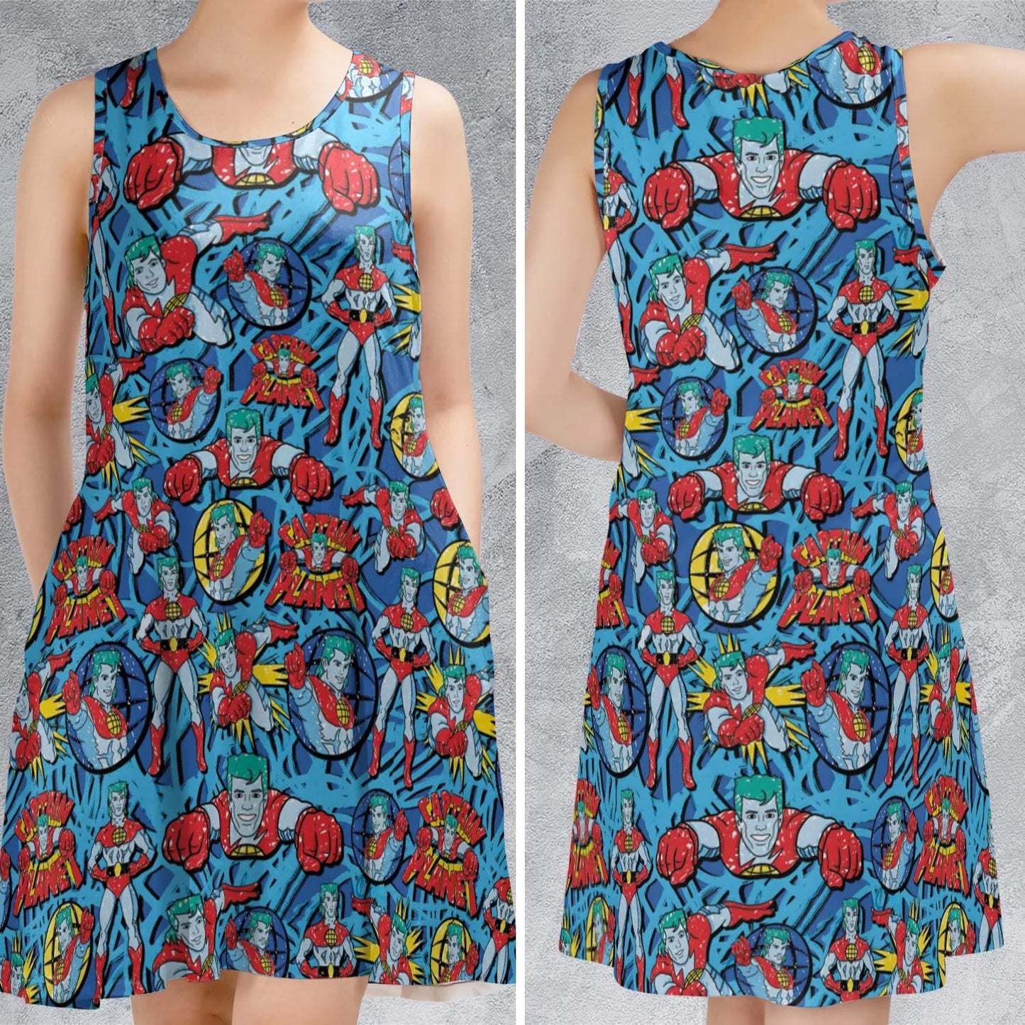 Casual Sleeveless Dress - 6XS6DWSP