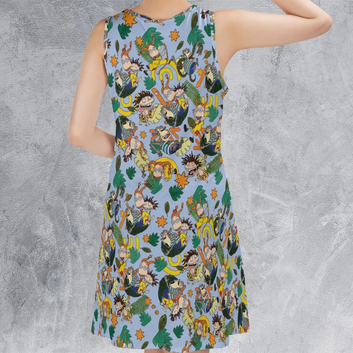 Casual Sleeveless Dress - UKSMBZ1X