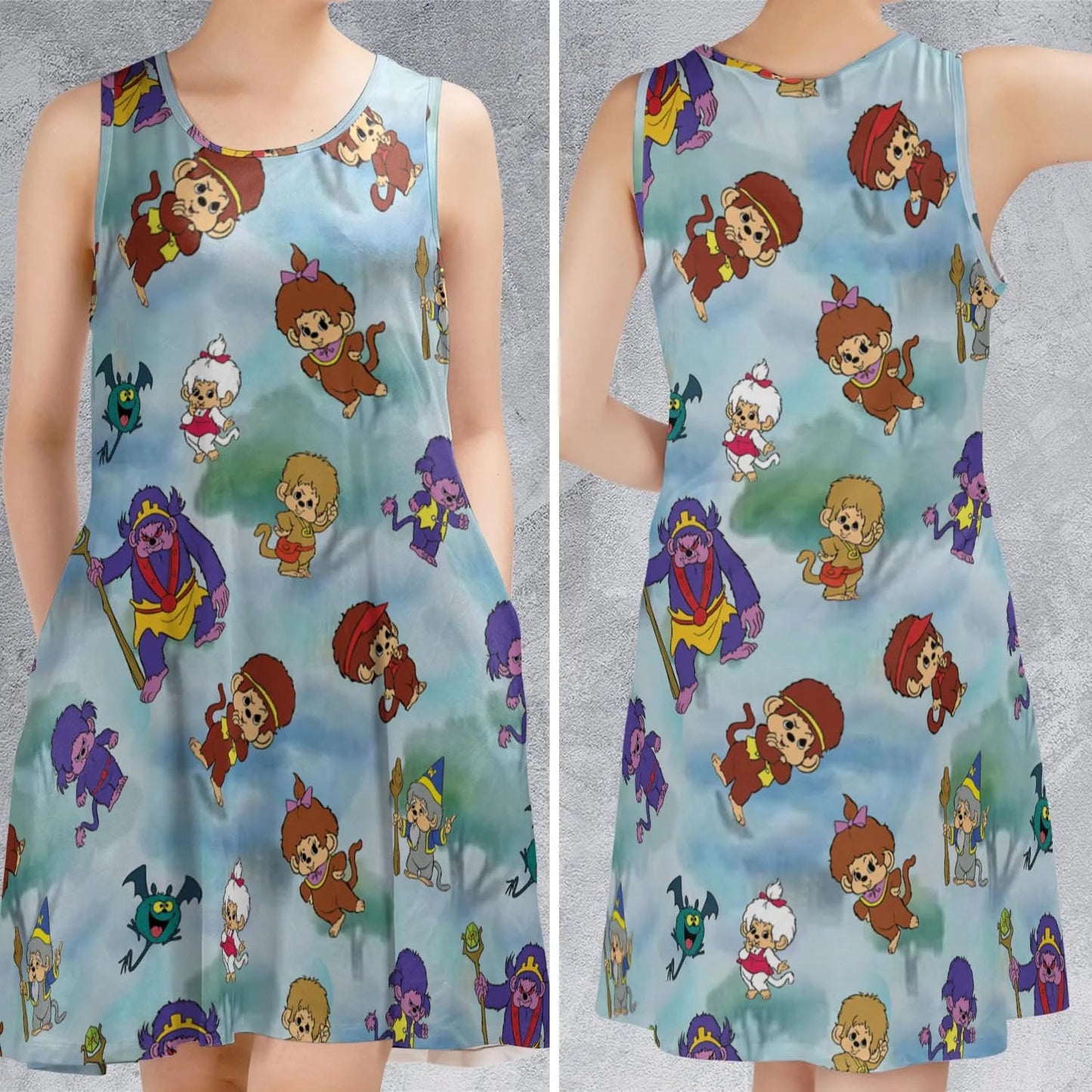 Casual Sleeveless Dress - X9SRSPZ2