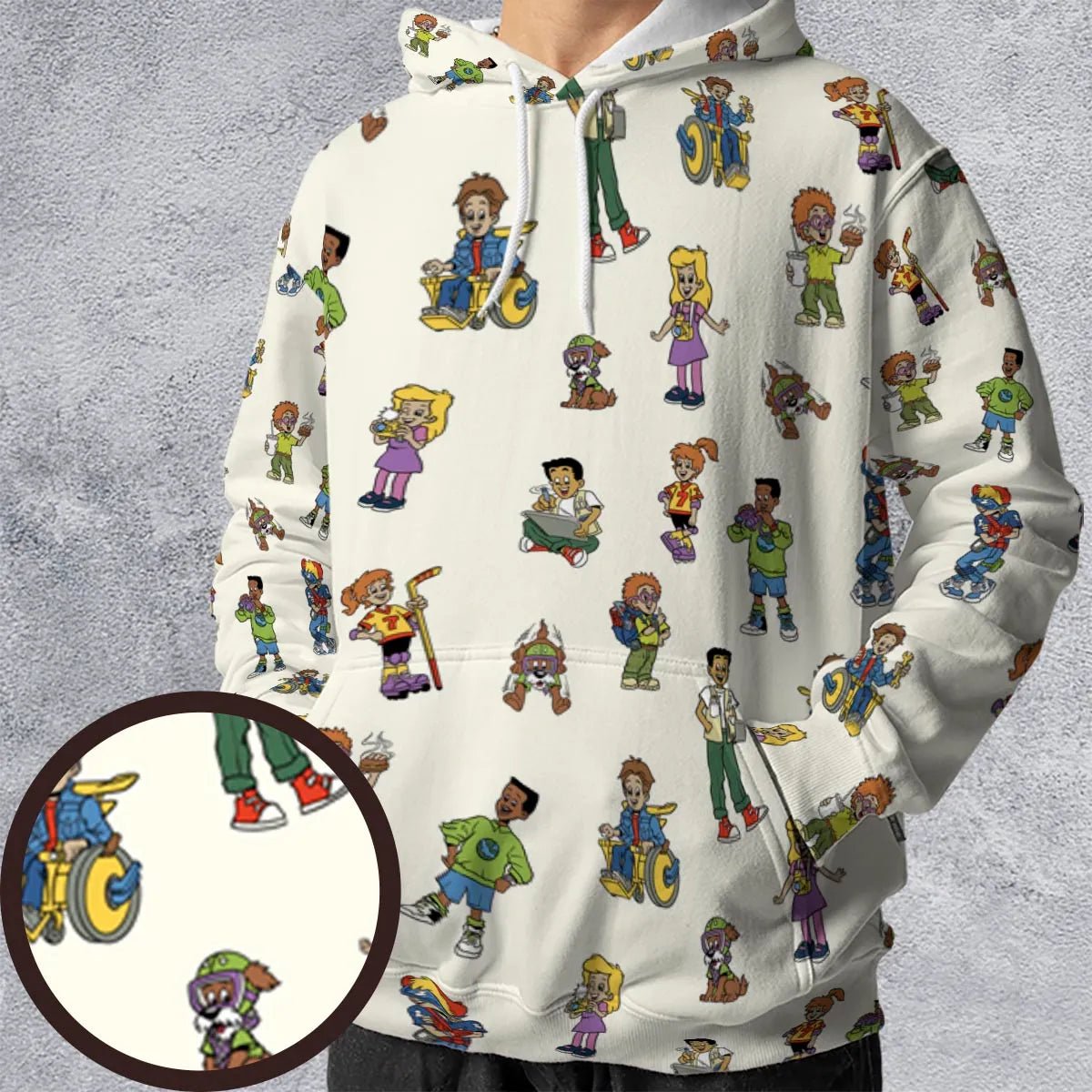 Full Print Hoodie - XYW9N6BF
