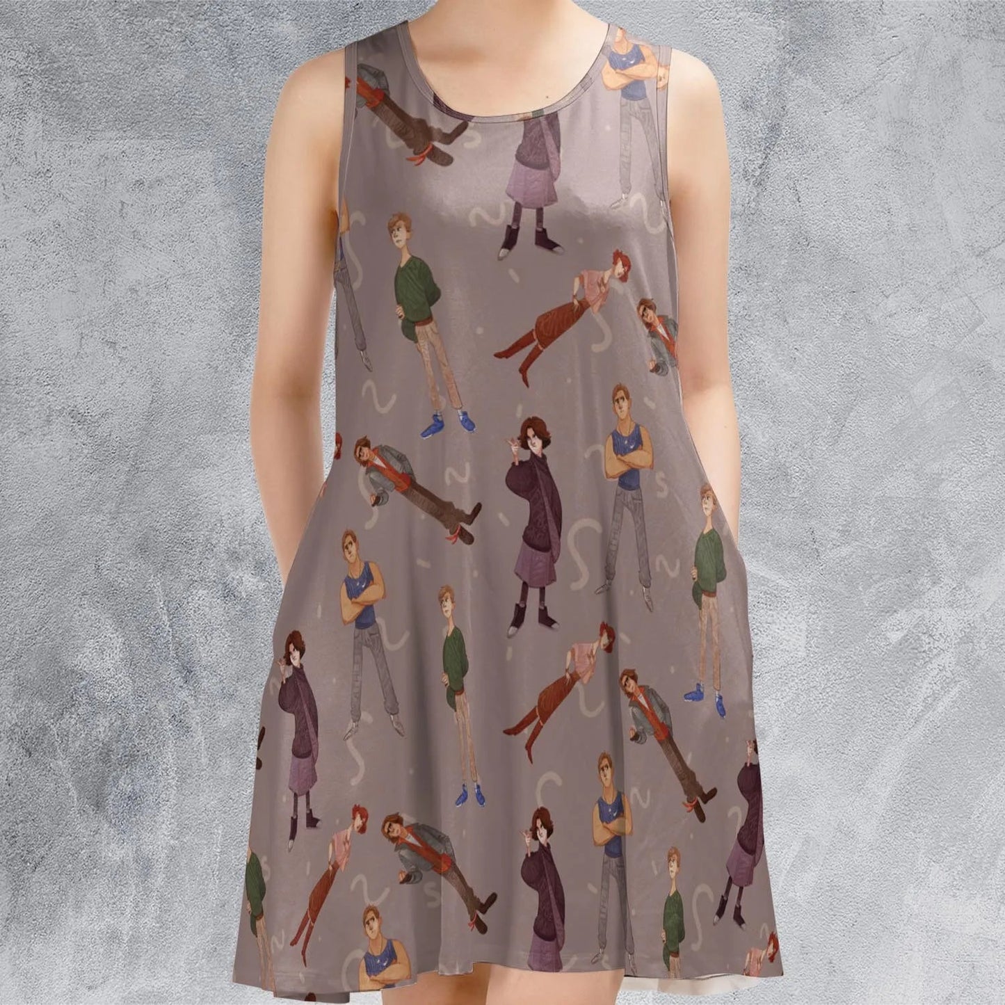 Casual Sleeveless Dress - PH5RR2QT