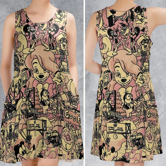 Casual Sleeveless Dress - 29W2UUAJ