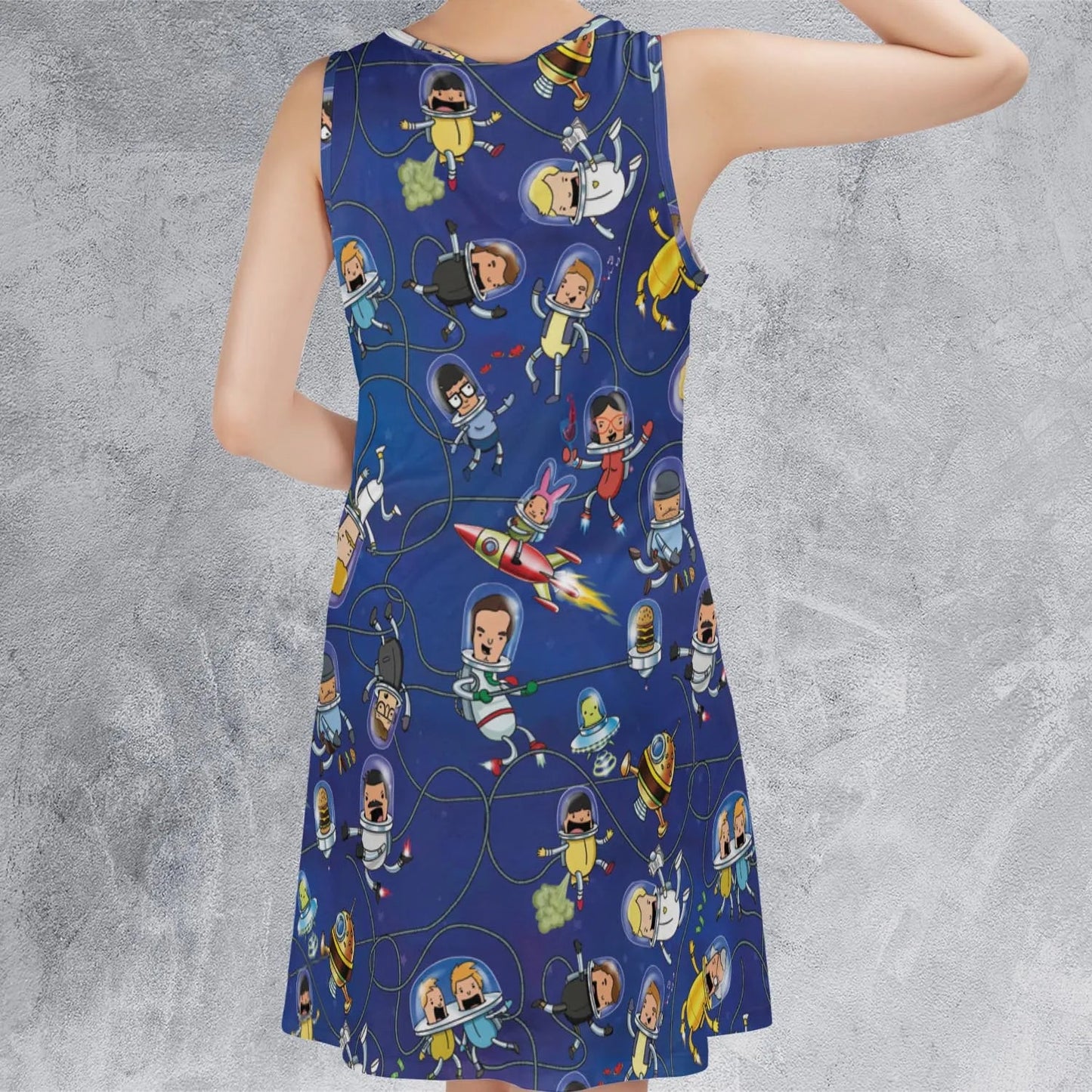 Casual Sleeveless Dress - UUS3DJ4S