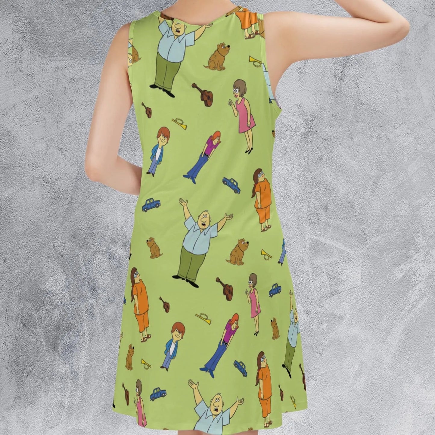 Casual Sleeveless Dress - C4MML32Q