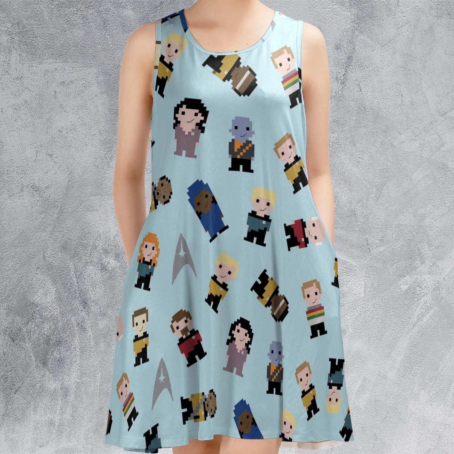 Casual Sleeveless Dress - CMPQ9LTV