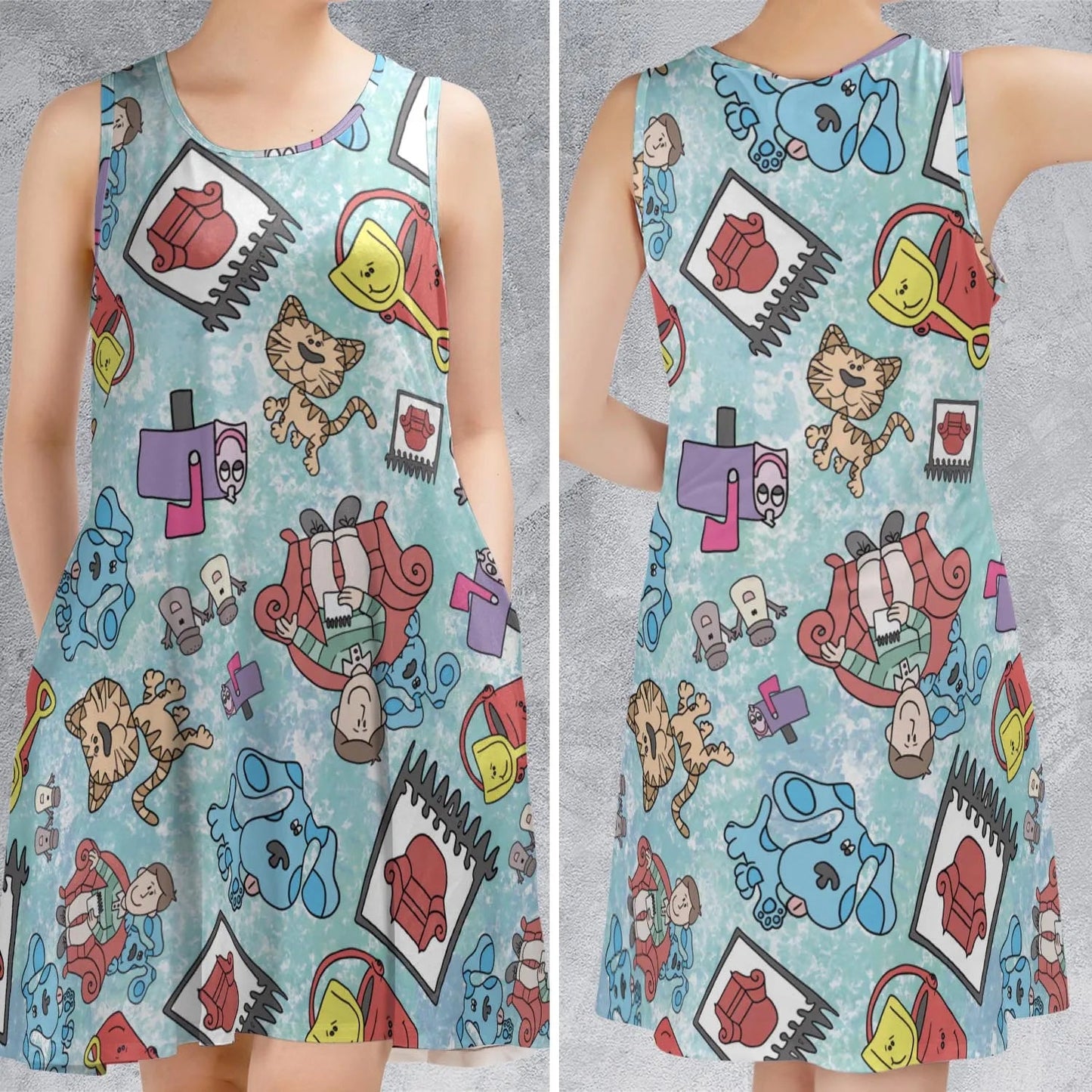 Casual Sleeveless Dress - TTTLEW18