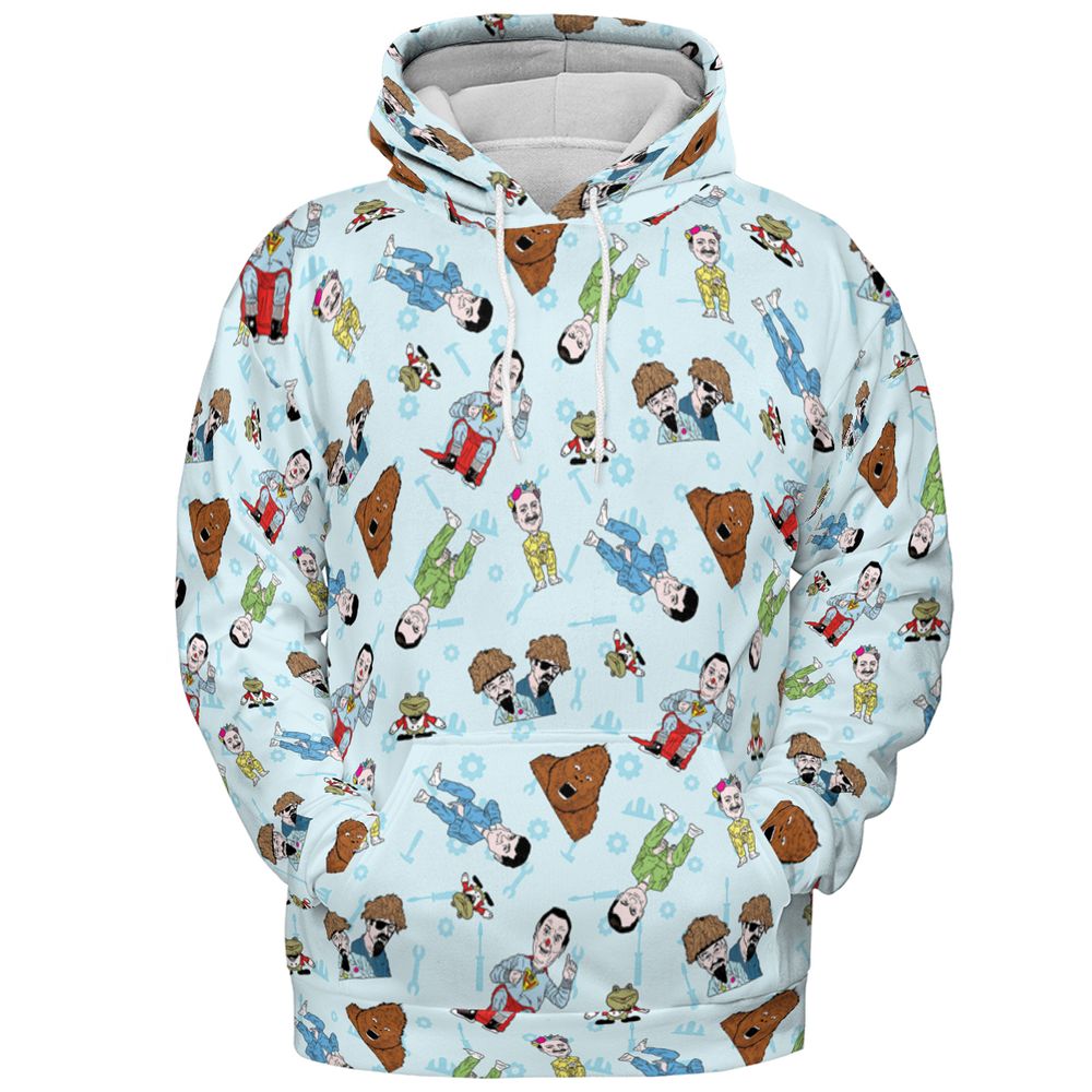 All-over Print Hoodie - JVZLBDTG -  - 2