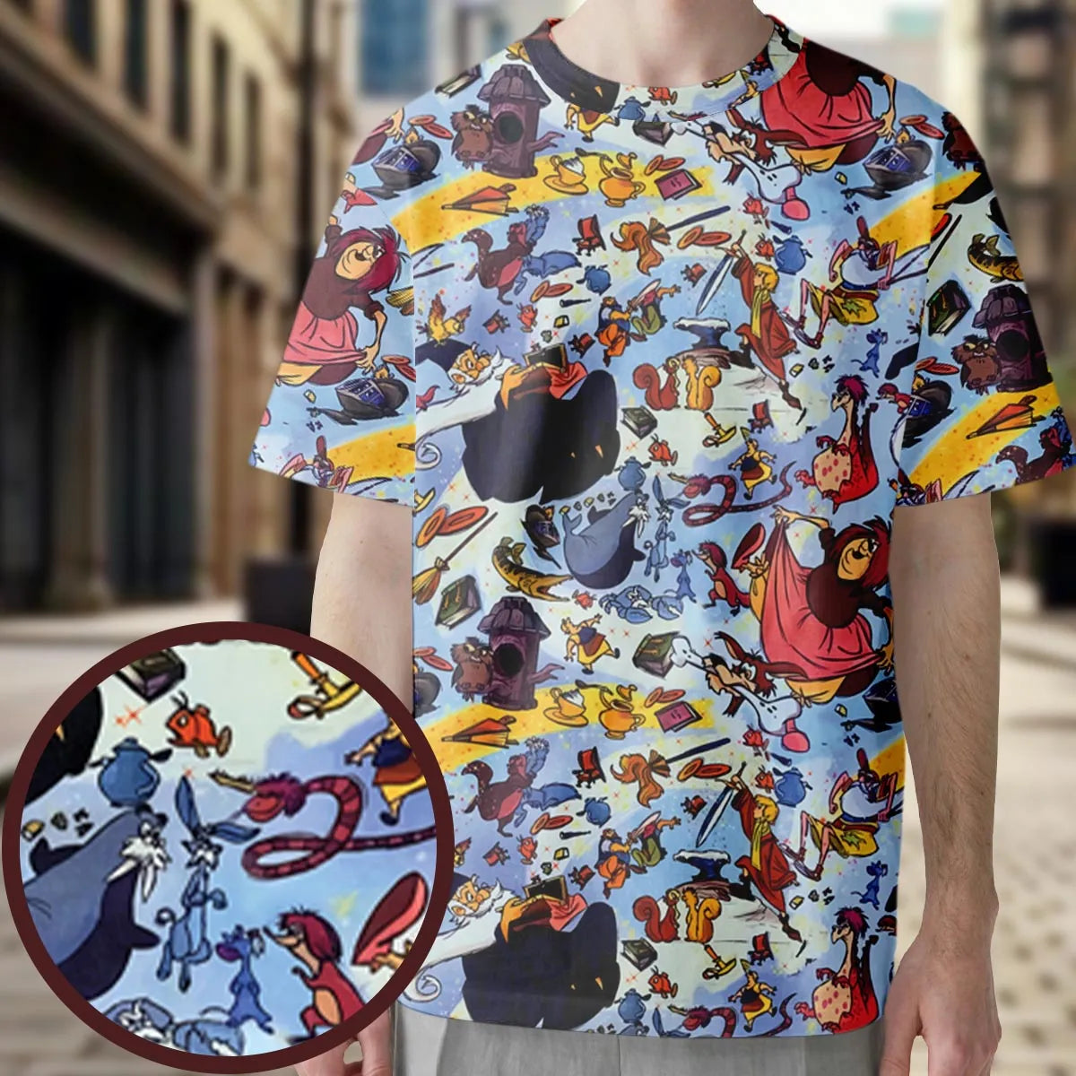Full Print T-shirt - EEZWUJEY