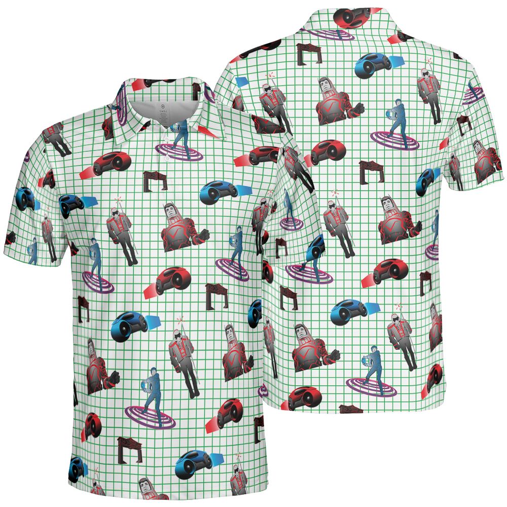 AOP Men/Women Polo Shirt - QVT3YACN -  - 2