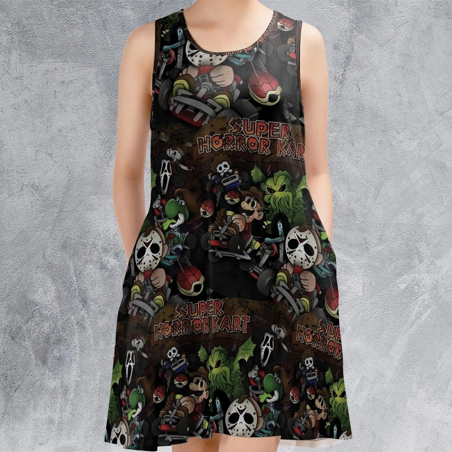 Casual Sleeveless Dress - U3KMWVQV