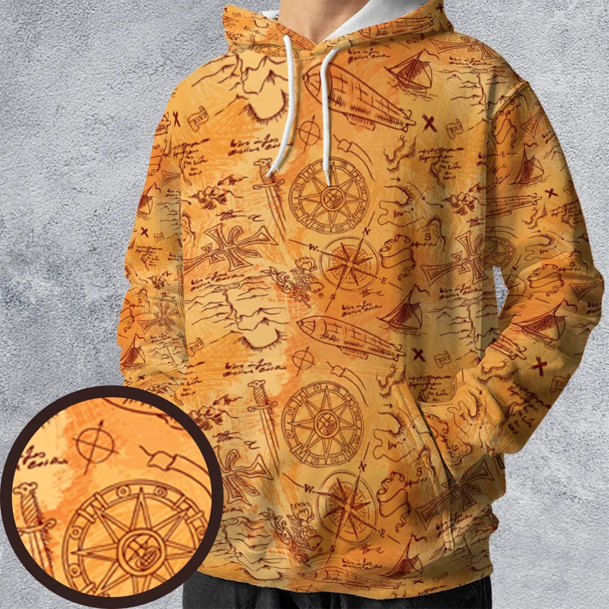 Full Print Hoodie - SSAKGDFF