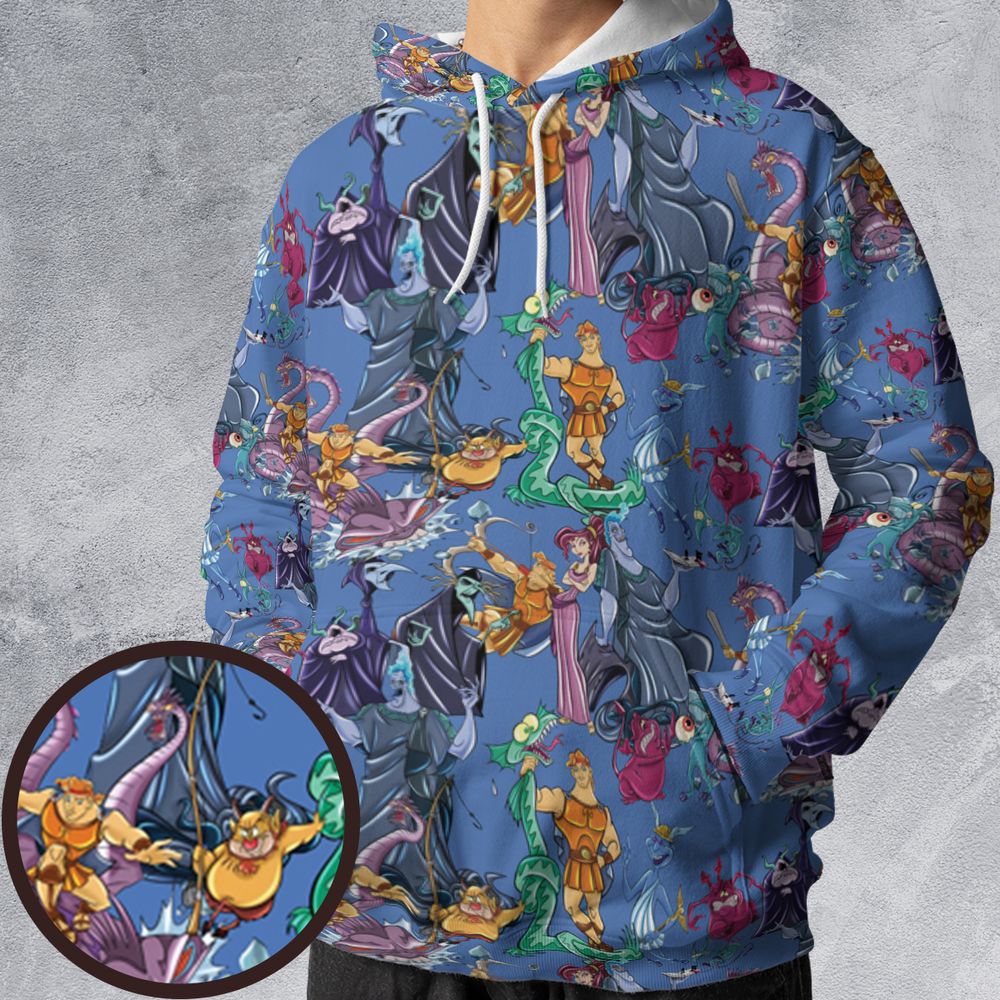 All-over Print Hoodie - 9SF8YQ7G -  - 1