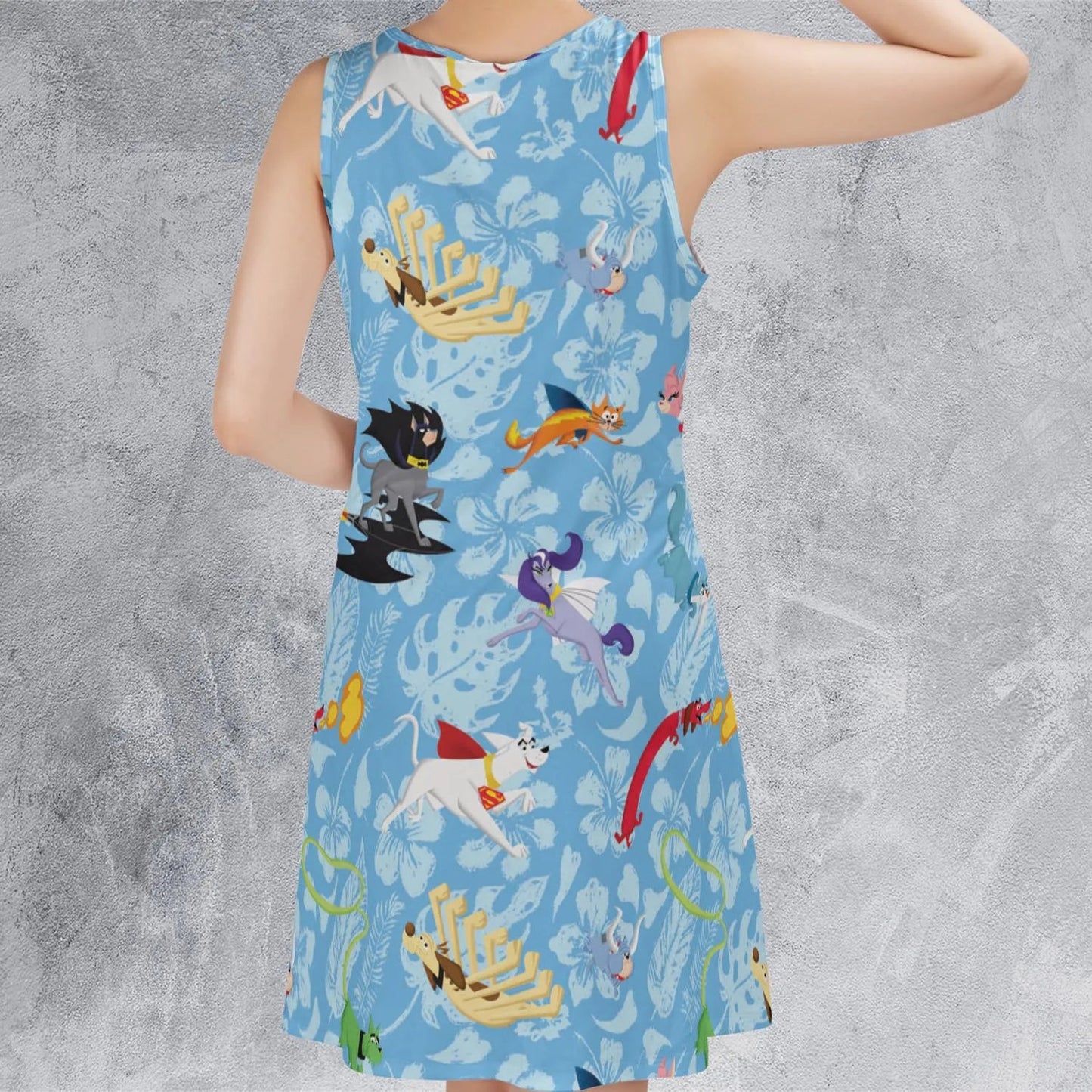 Casual Sleeveless Dress - 346MDLJD