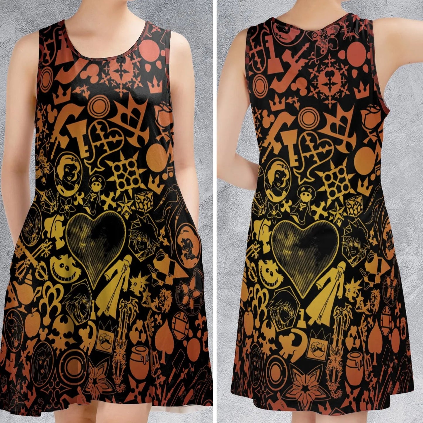 Casual Sleeveless Dress - GXUZ5YU5