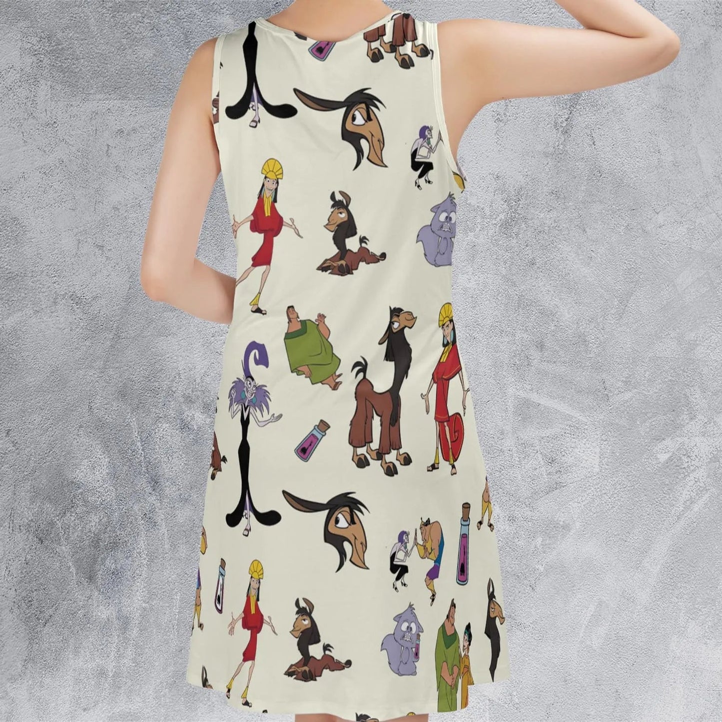 Casual Sleeveless Dress - 1X4GPAU8