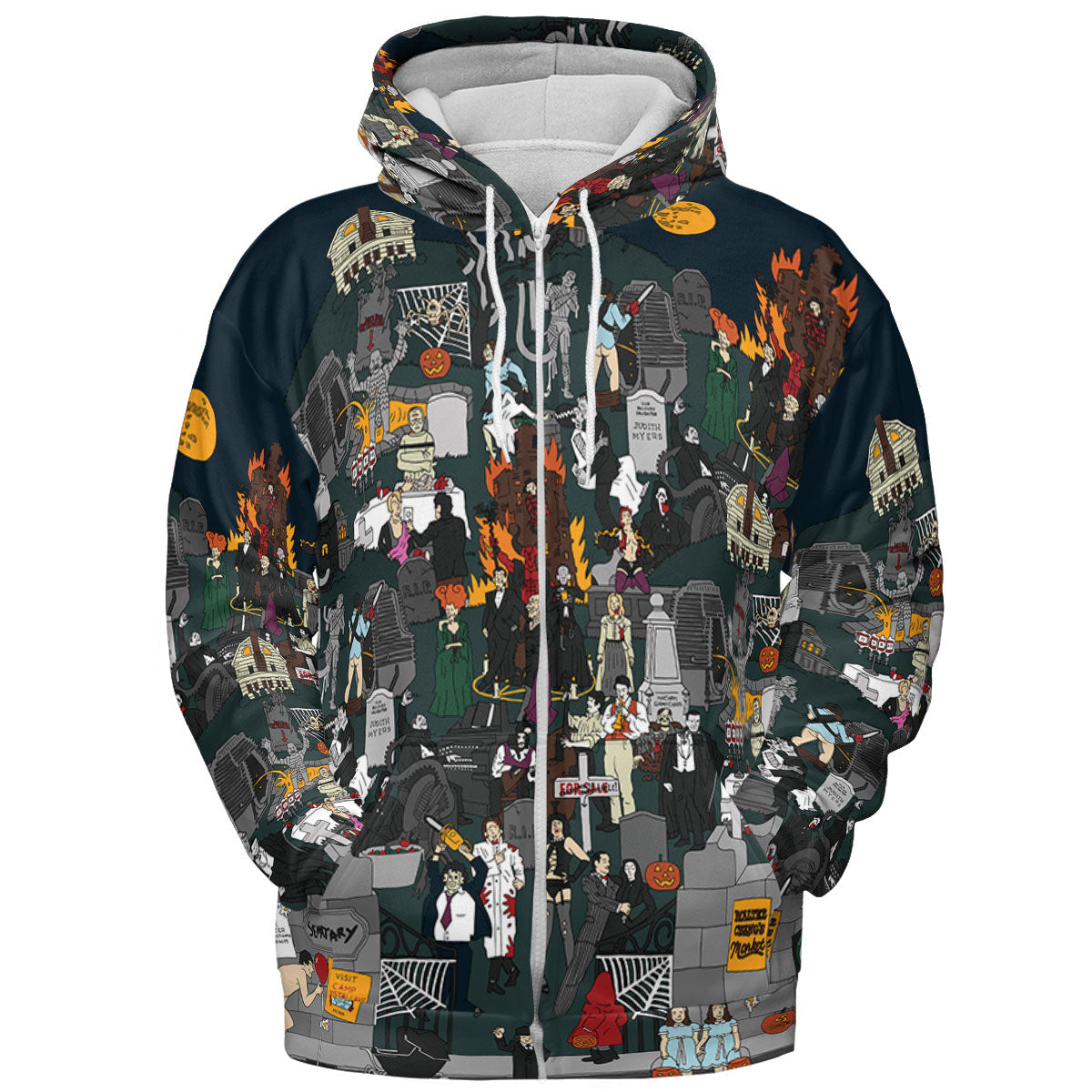 Full Print Hoodie - T86VK7N1