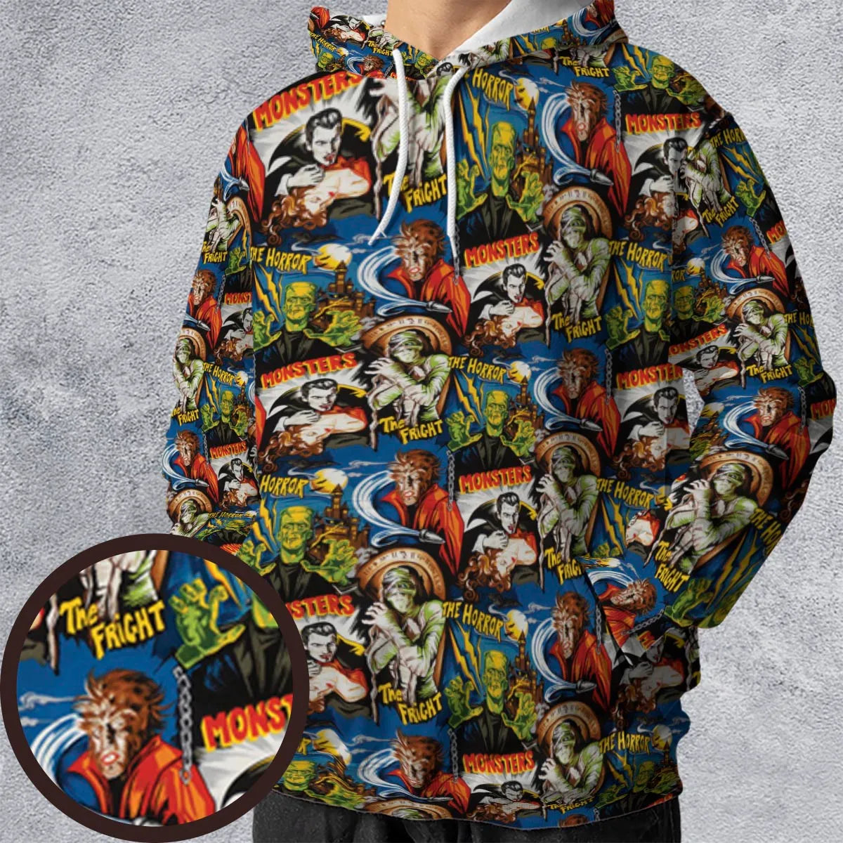 Full Print Hoodie - 1C76W3DC