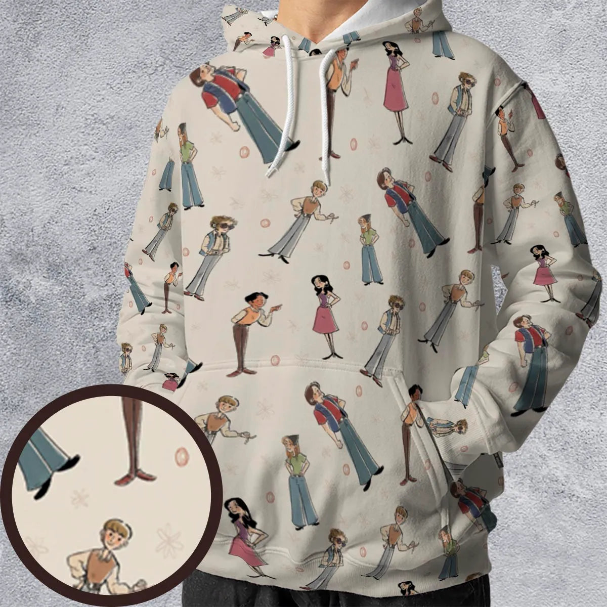 Full Print Hoodie - XML87M25
