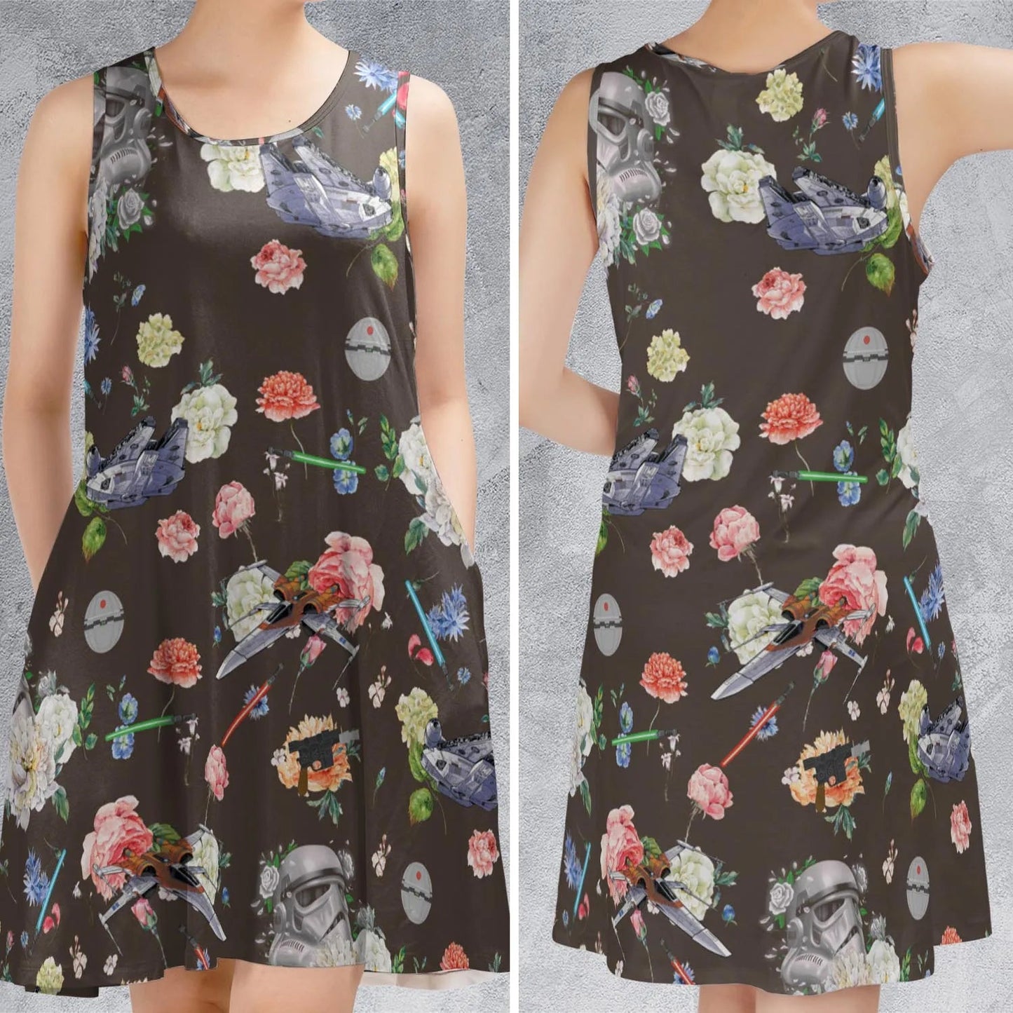 Casual Sleeveless Dress - 77LGQ7TM
