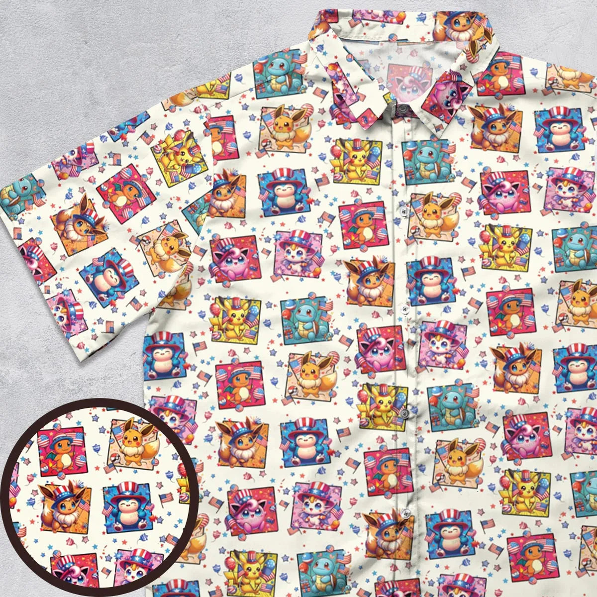 Short Sleeve Button Shirt - KUFYUDK2