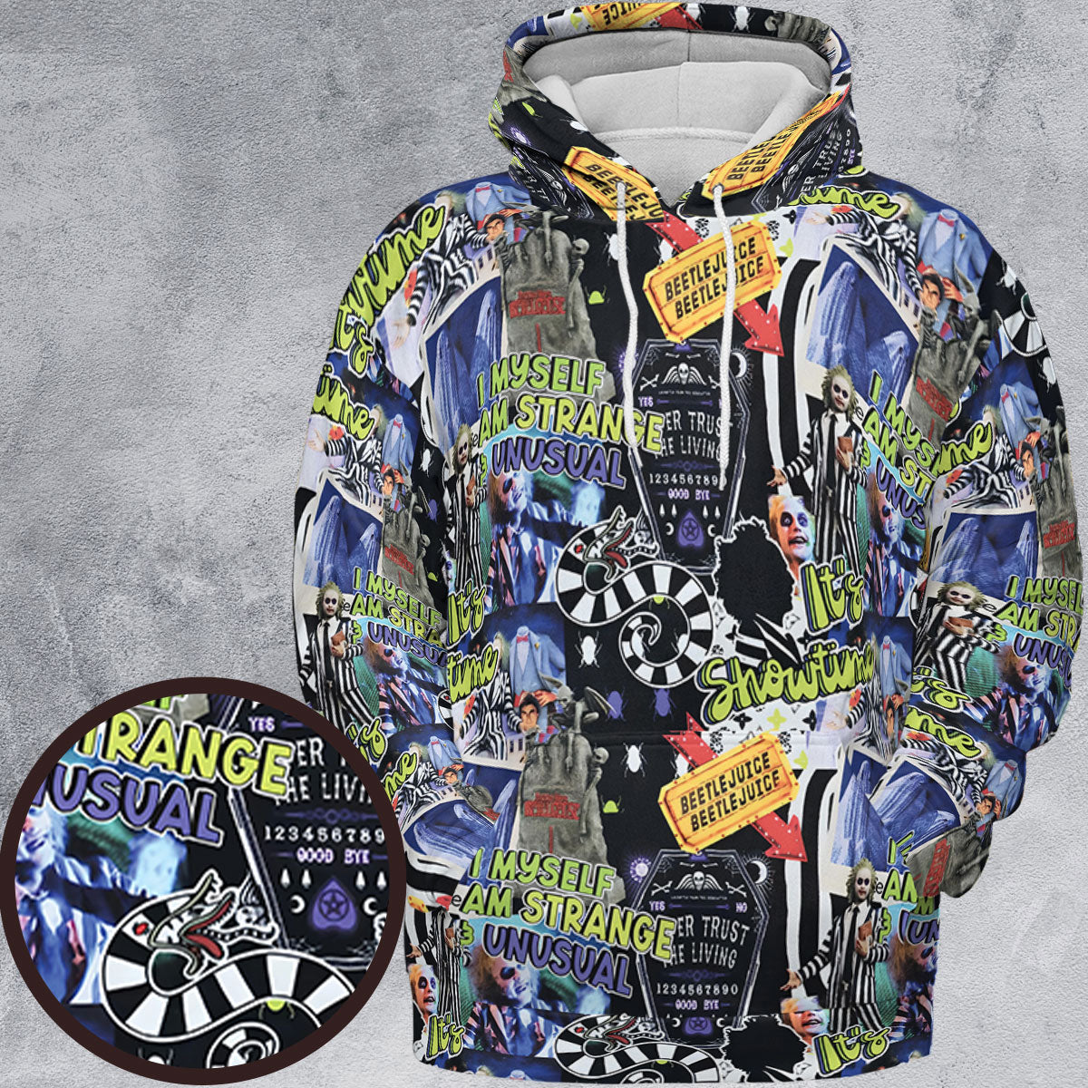 Full Print Hoodie - A1K9BQJX