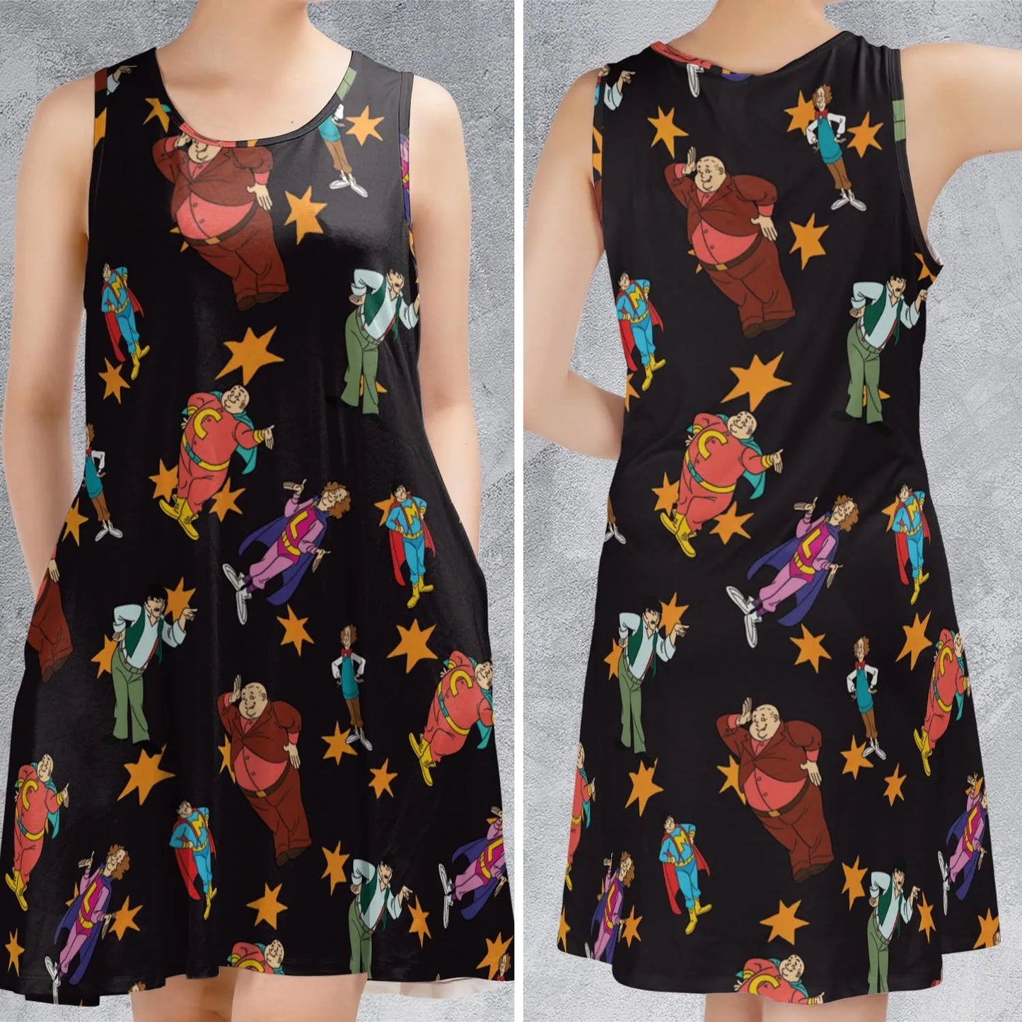Casual Sleeveless Dress - GGXWMR1W