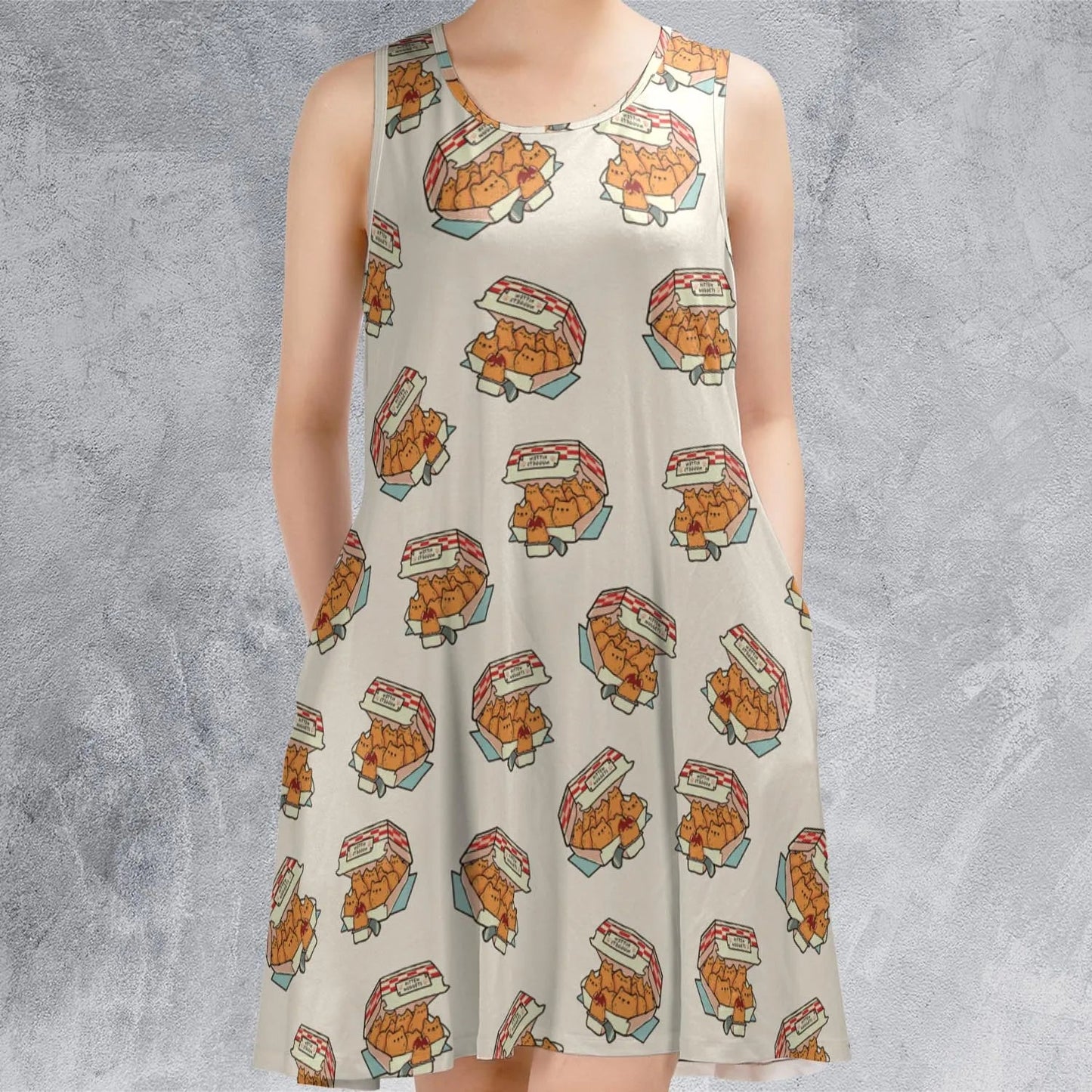 Casual Sleeveless Dress - RCQN7UPP