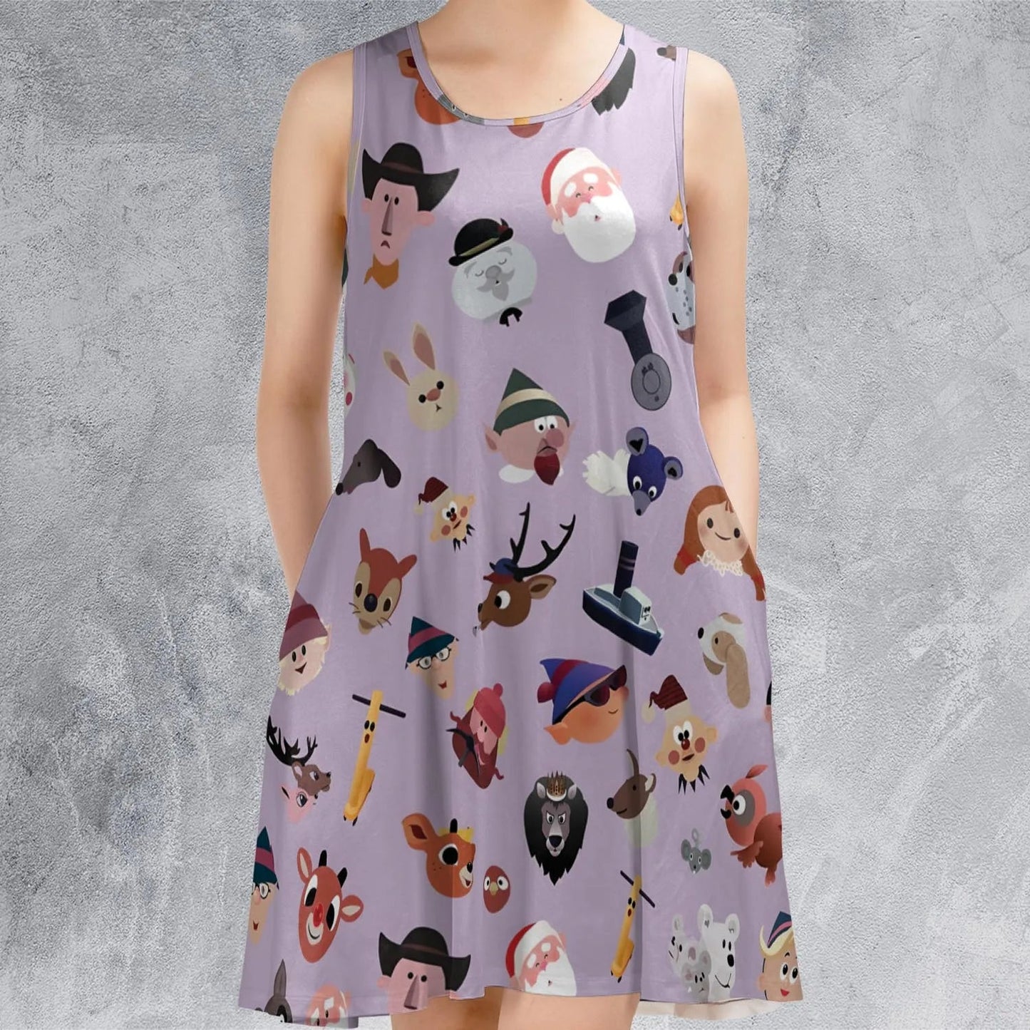 Casual Sleeveless Dress - 1MEVPJC9