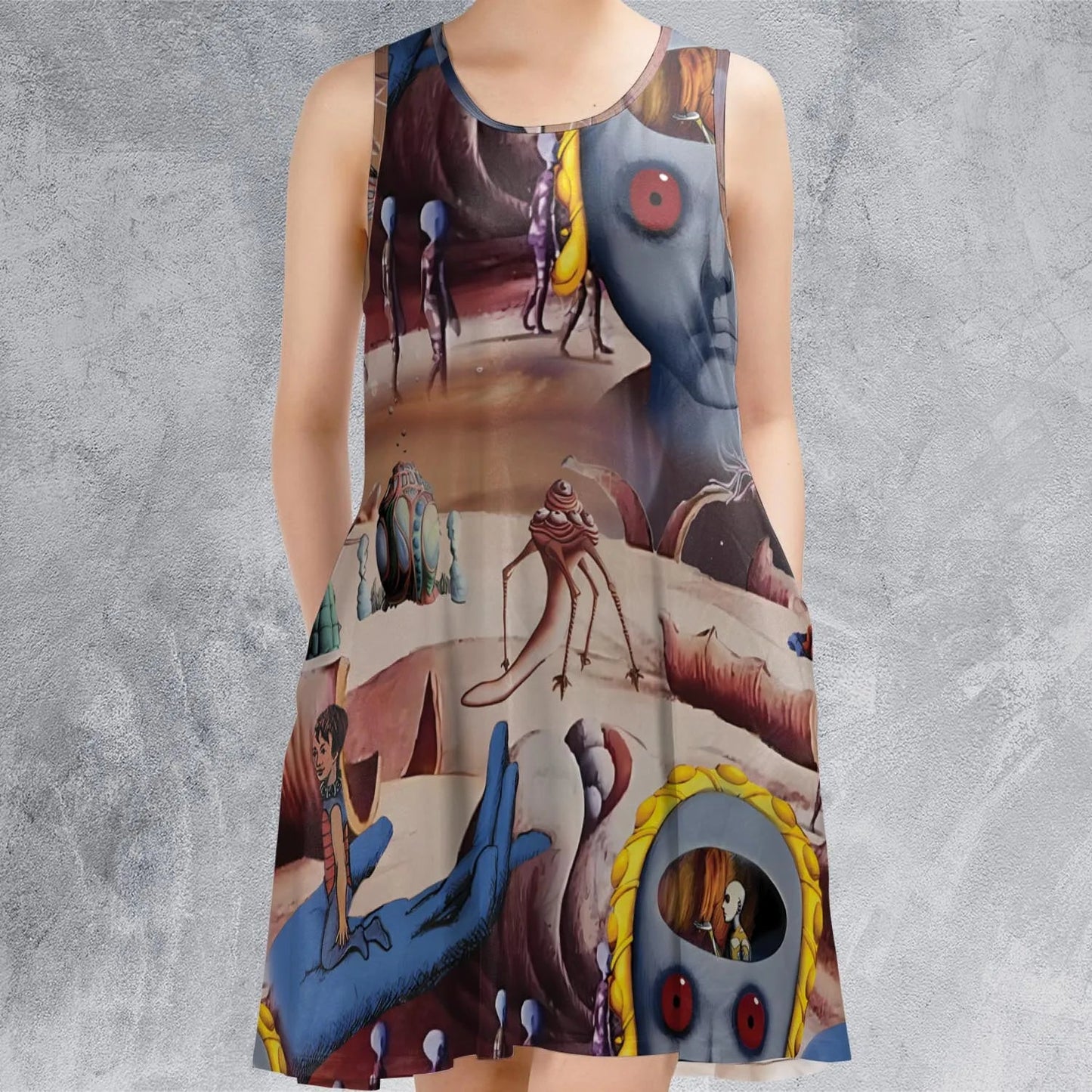Casual Sleeveless Dress - MEYNSS76