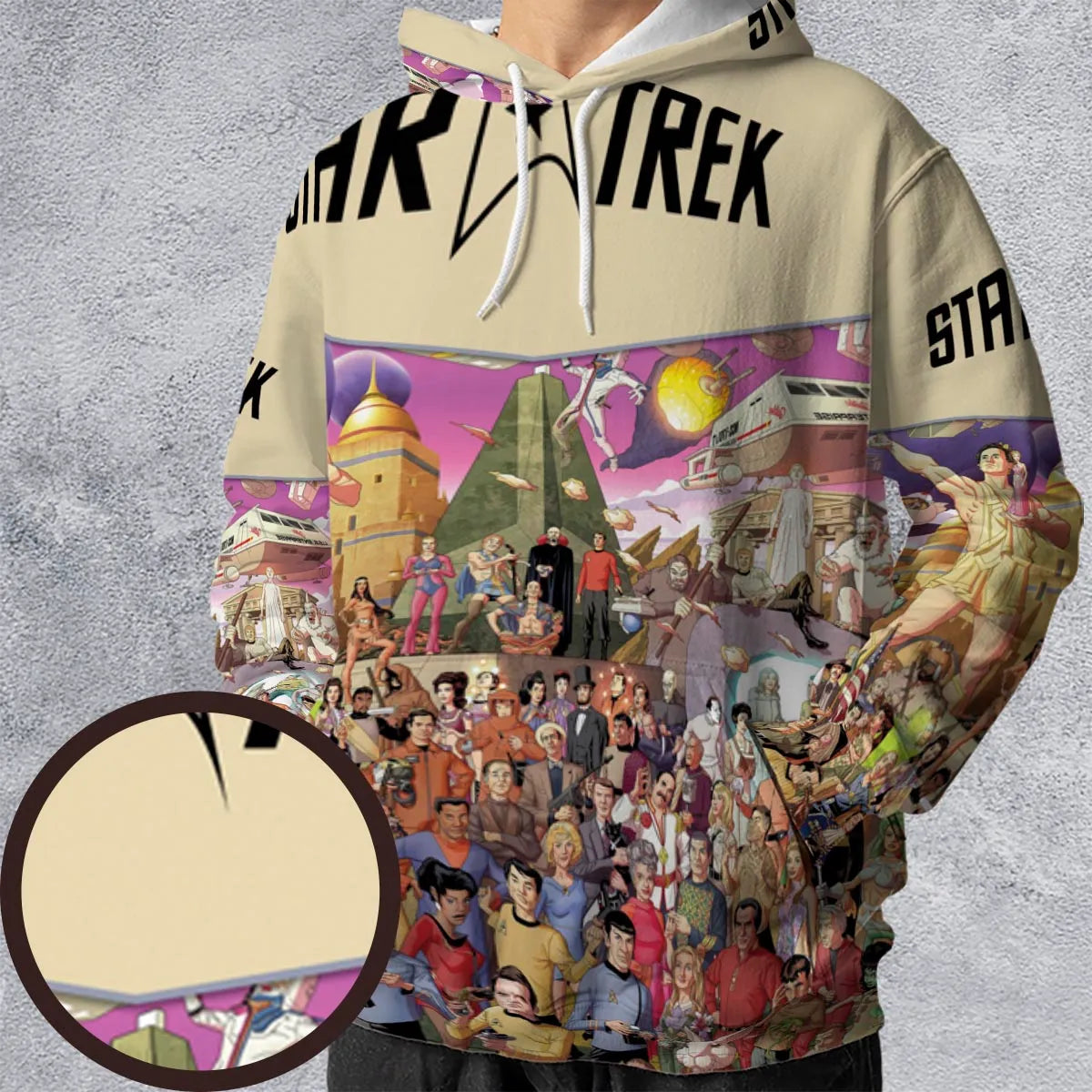 Full Print Hoodie - 192E77M1