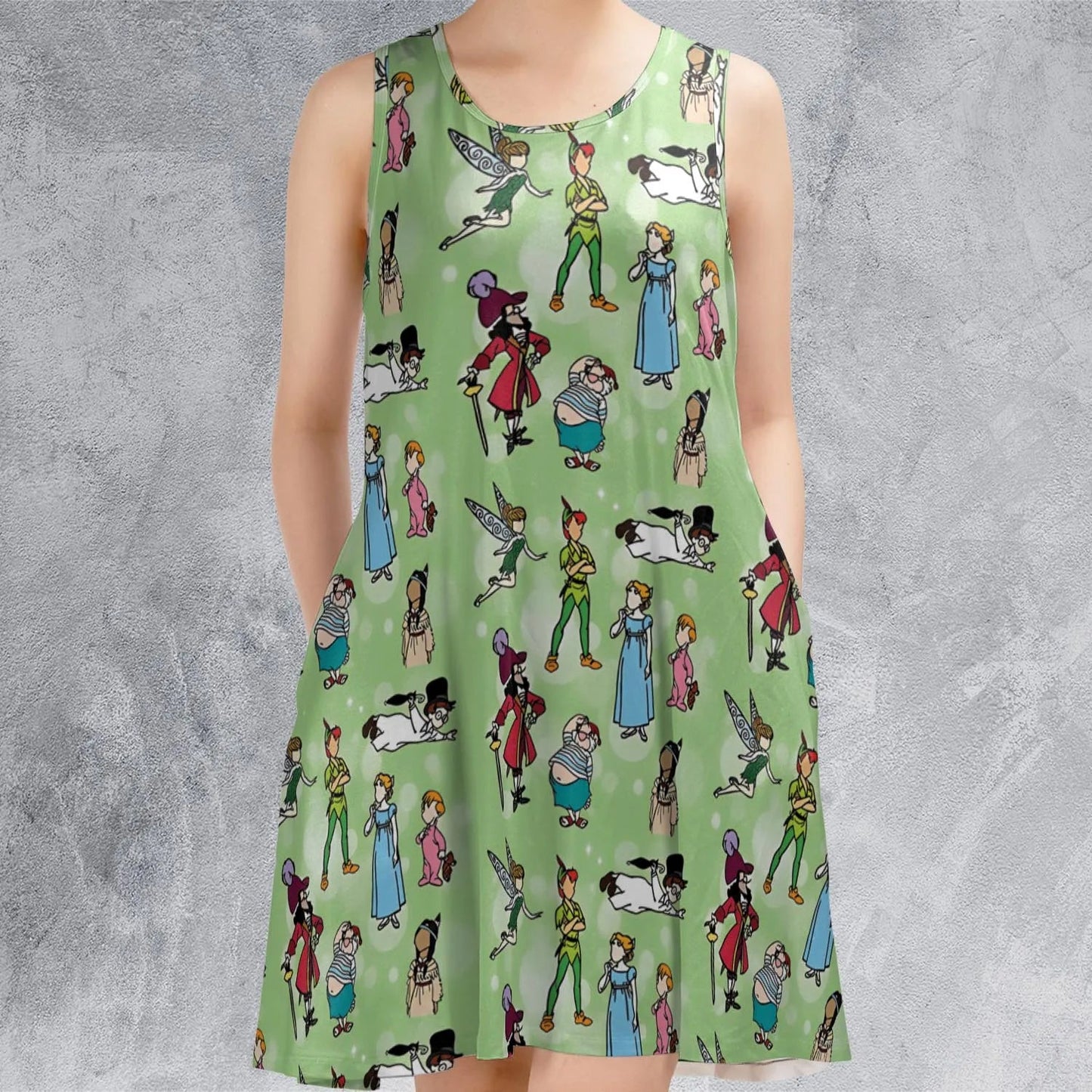 Casual Sleeveless Dress - ZMT3DZFK