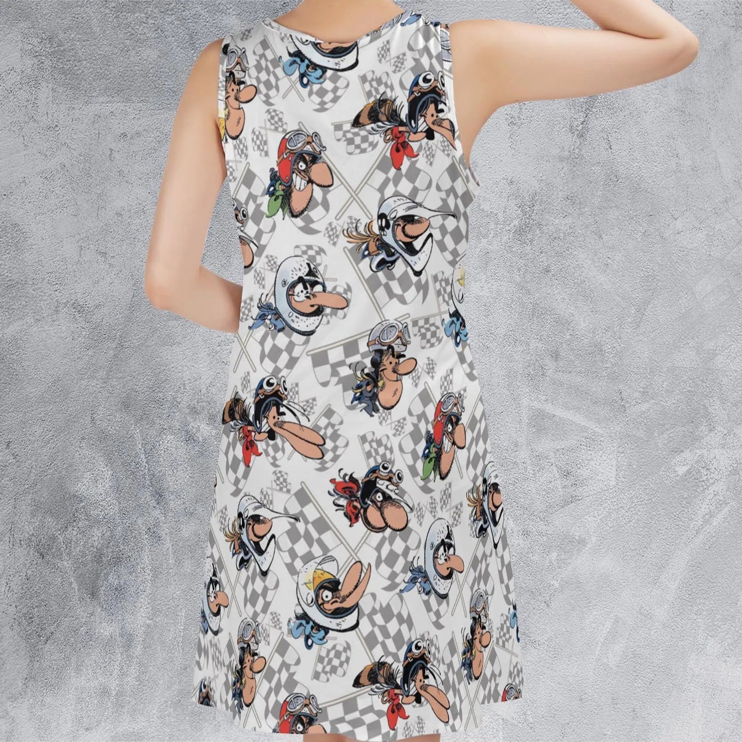 Casual Sleeveless Dress - SJM5GQPG