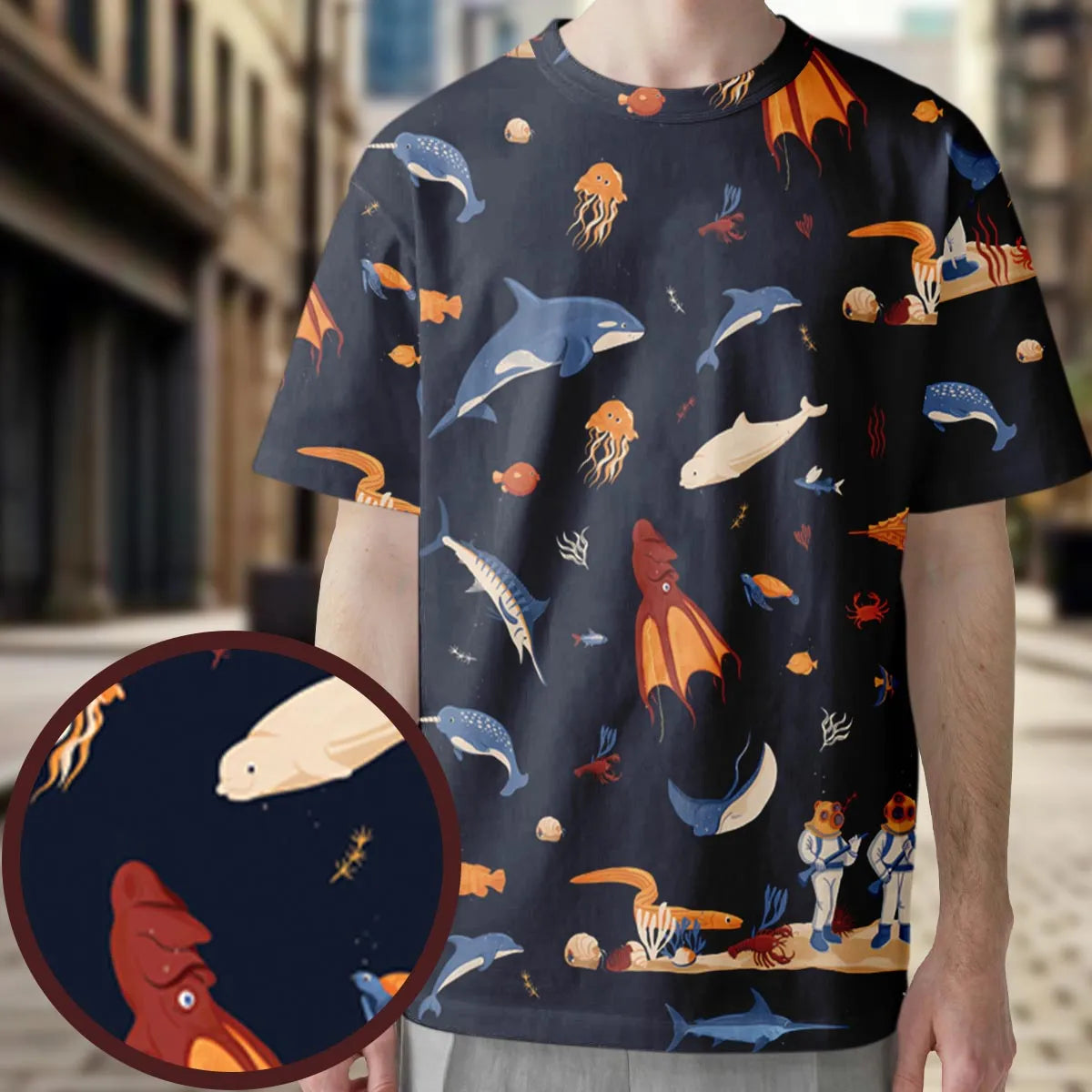 Full Print T-Shirt - 4E4PAFNP