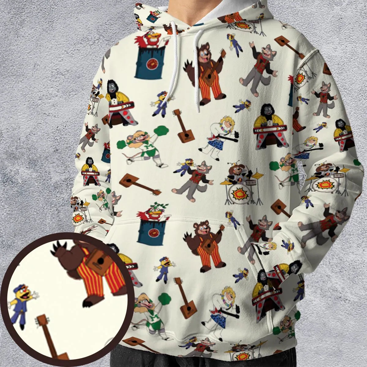 Full Print Hoodie - GVMHWTVJ