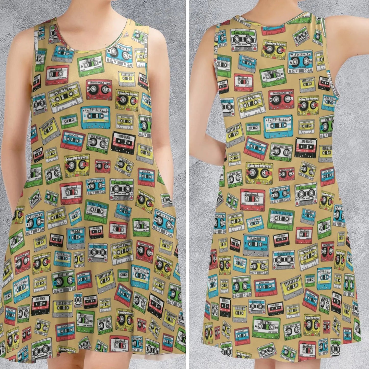 Casual Sleeveless Dress - G8L523PC