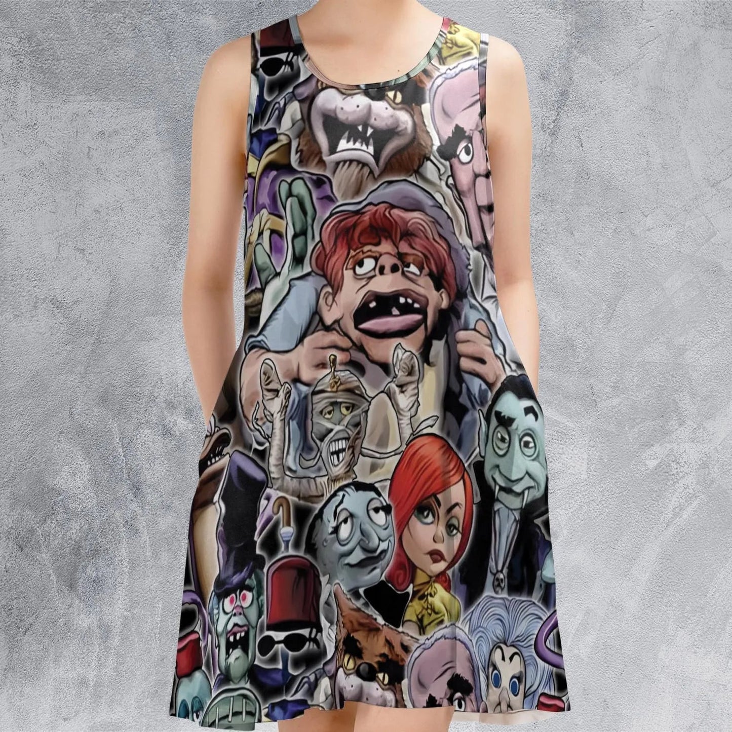 Casual Sleeveless Dress - 1ZQBSGQ1