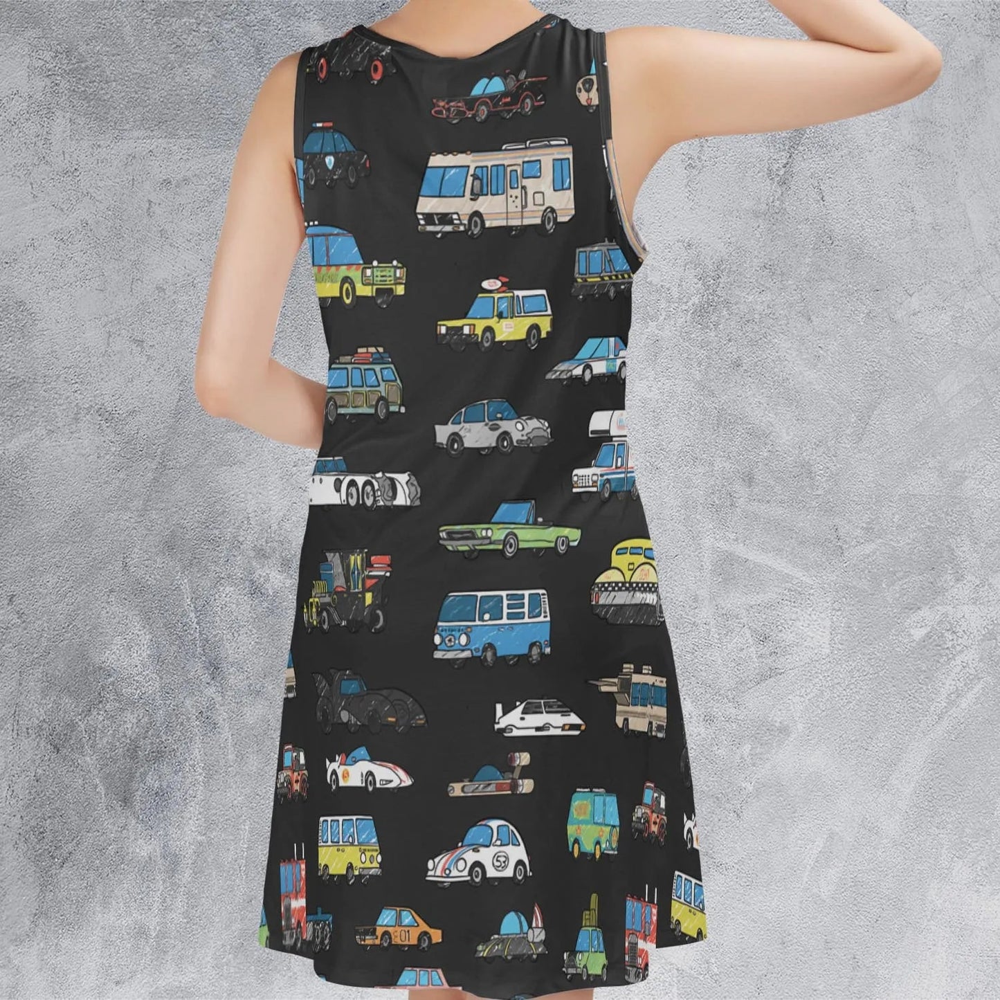 Casual Sleeveless Dress - LD6U18WQ