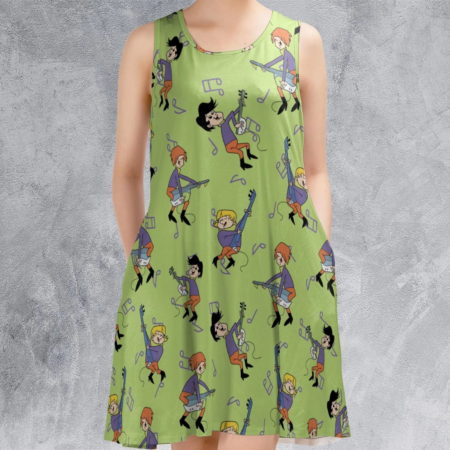Casual Sleeveless Dress - 38K17DF3
