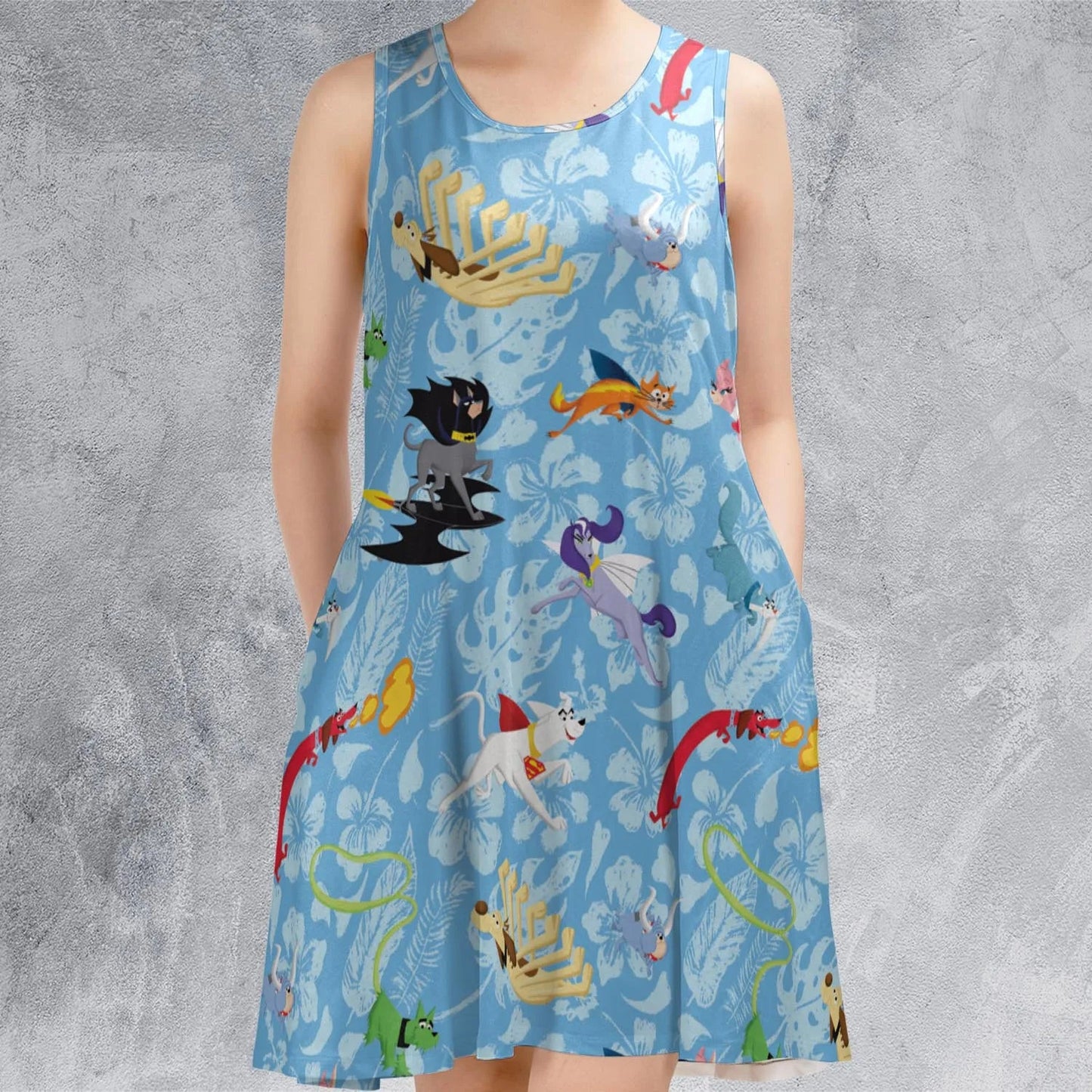 Casual Sleeveless Dress - 346MDLJD